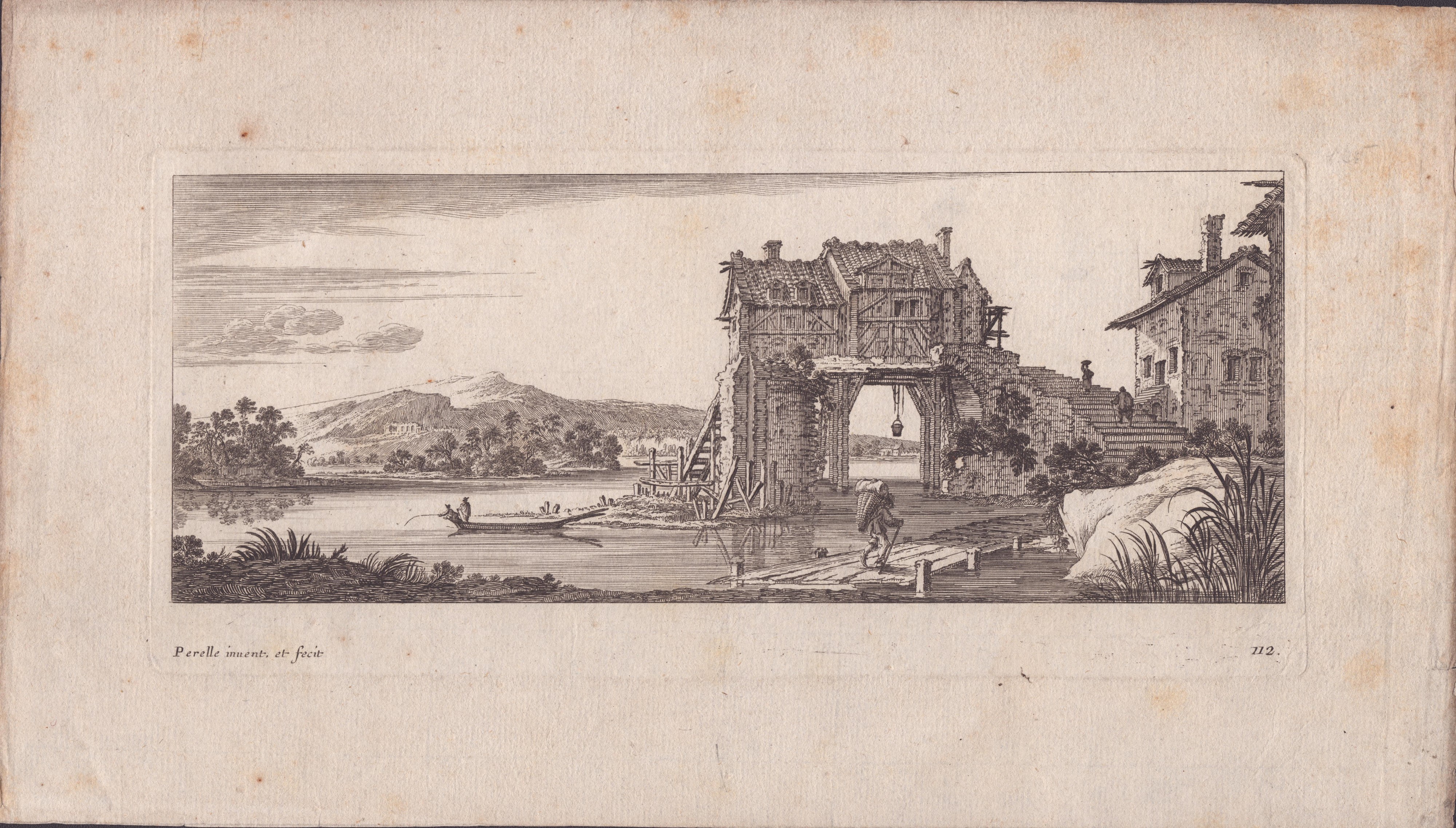 Lotto di quattro incisioni