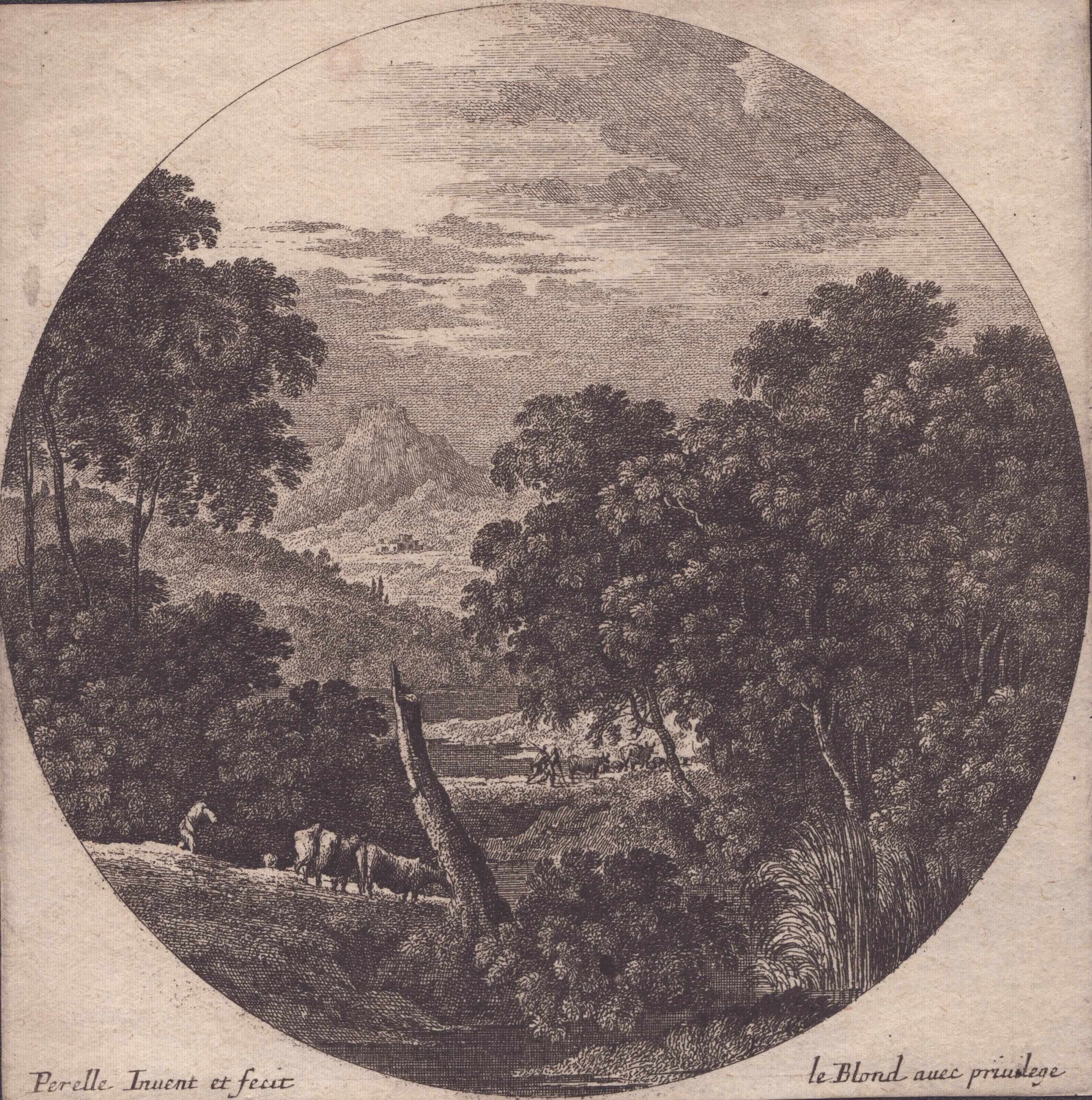 Lotto di 4 incisioni