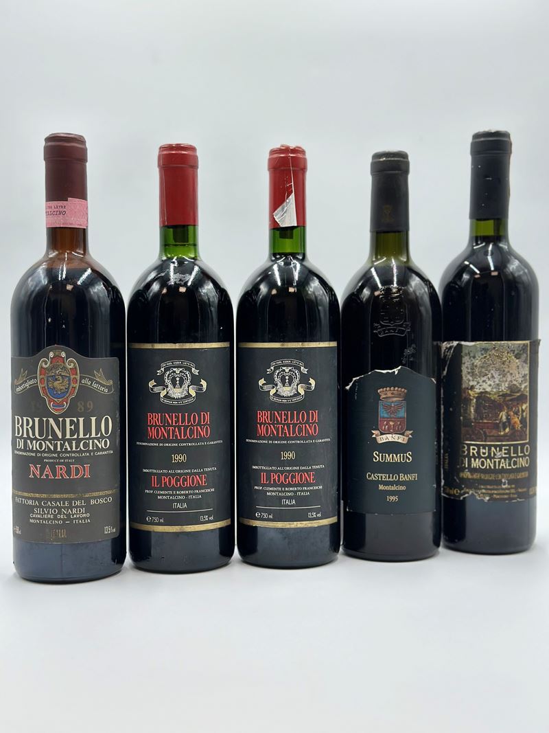 Selezione Brunello di Montalcino, Nardi, il Poggione, Summus Banfi, 1990-1995