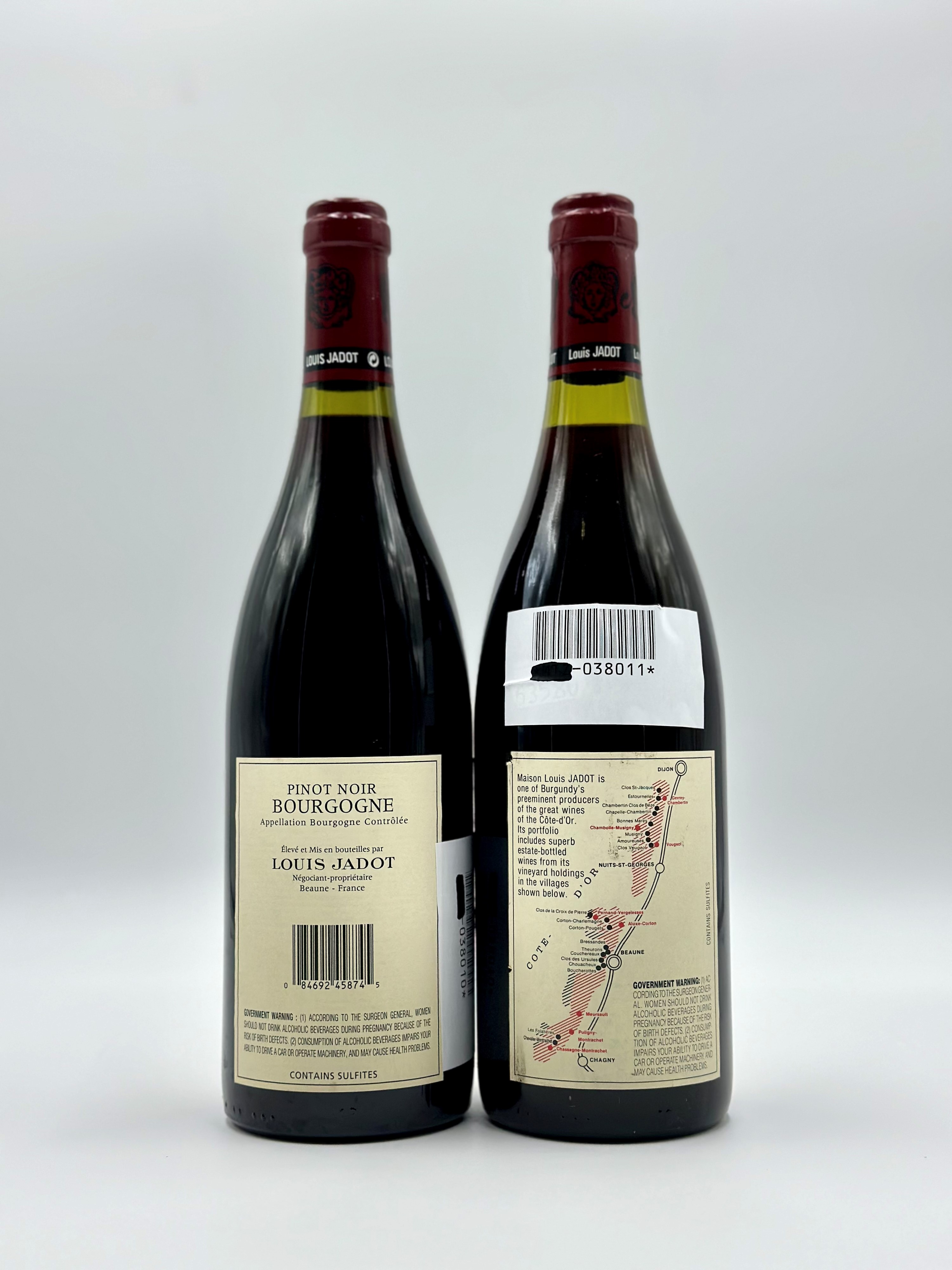 Louis Jadot, Pommard Pinot Noir, Bourgogne Rouge, 1994-1998