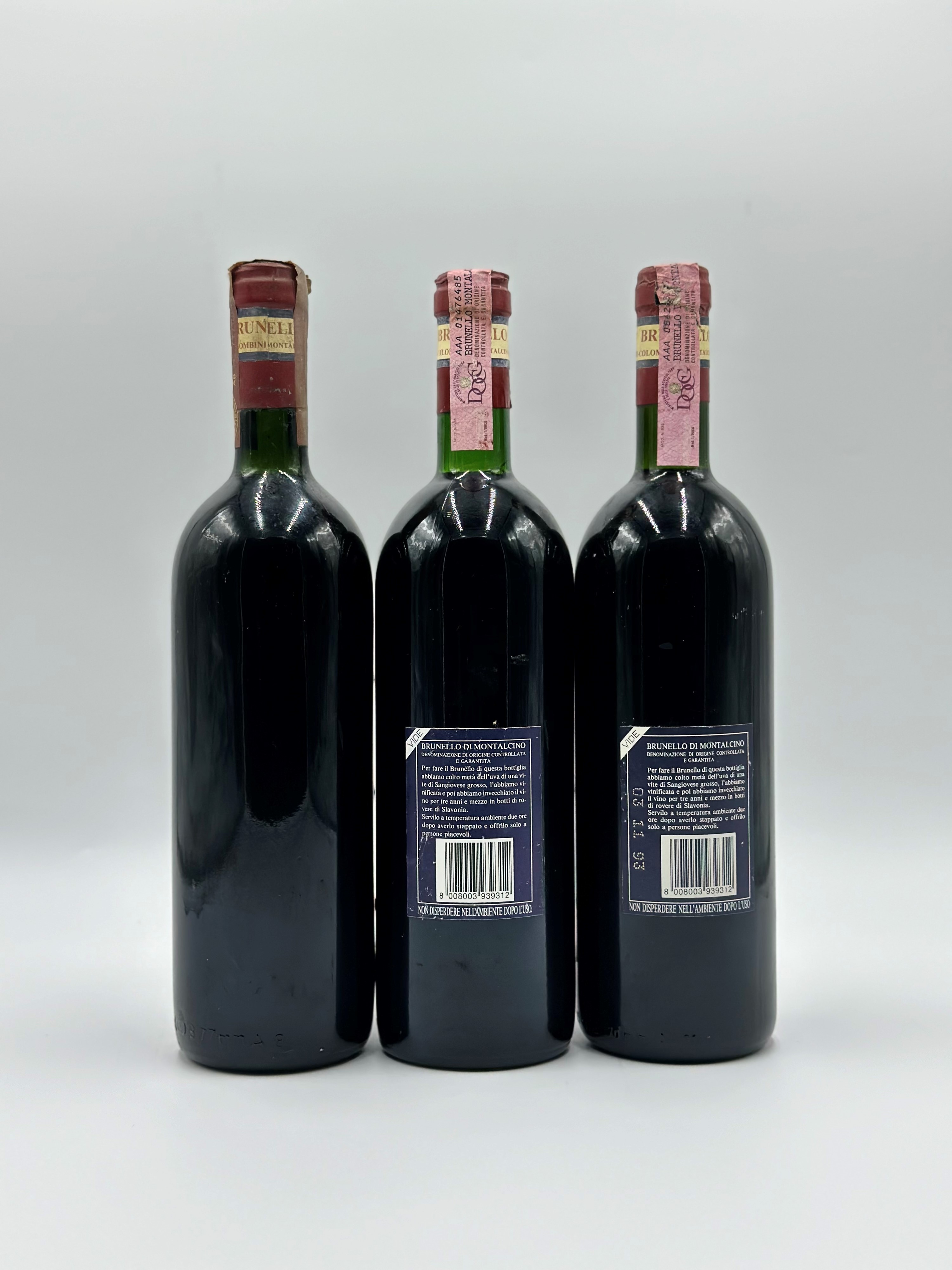 Fattoria Barbi, Brunello di Montalcino, 1984-1985-1988