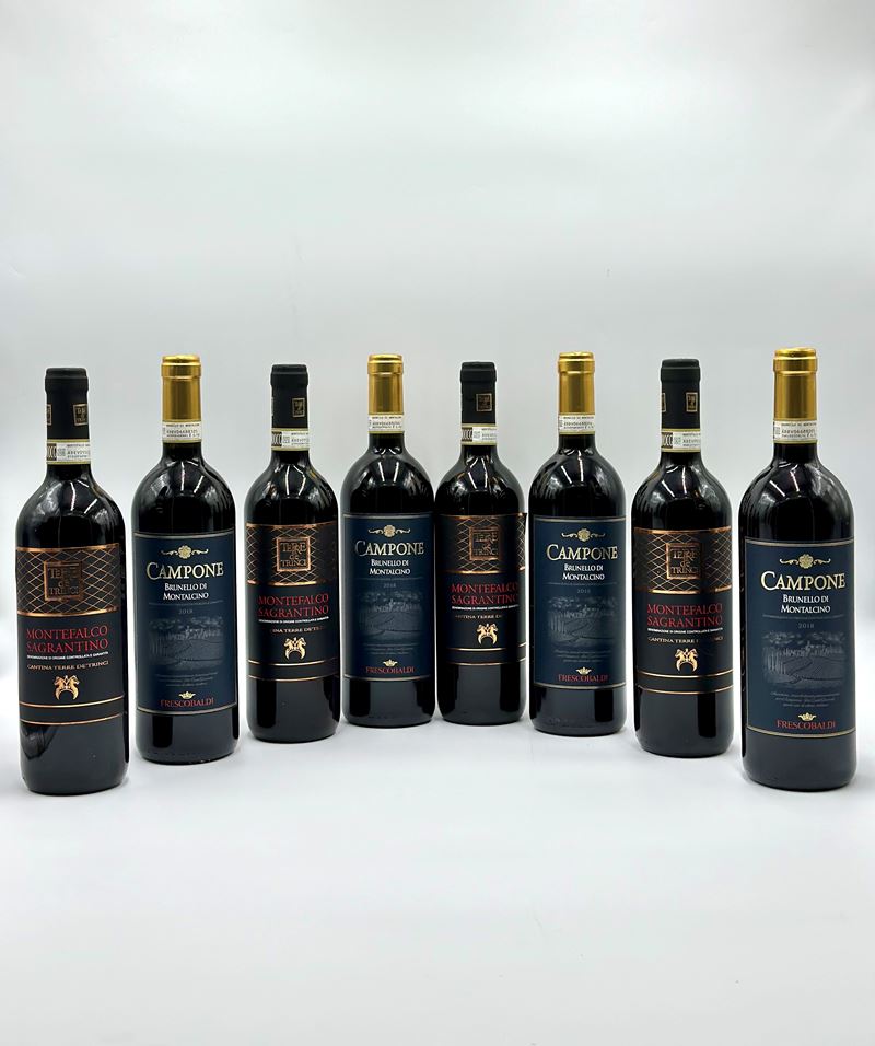 Selezione Brunello di Montalcino e Sagrantino di Montefalco