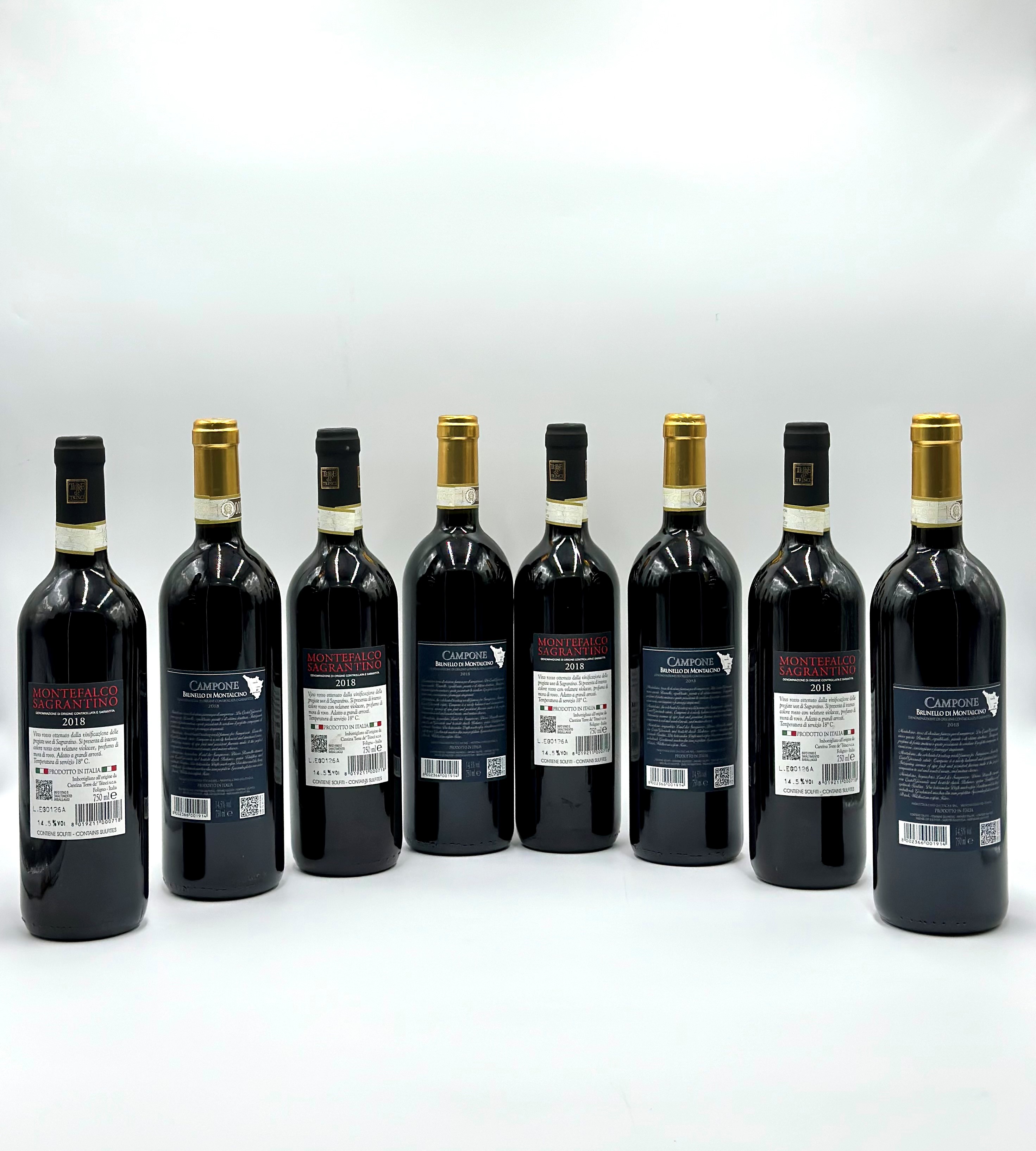 Selezione Brunello di Montalcino e Sagrantino di Montefalco