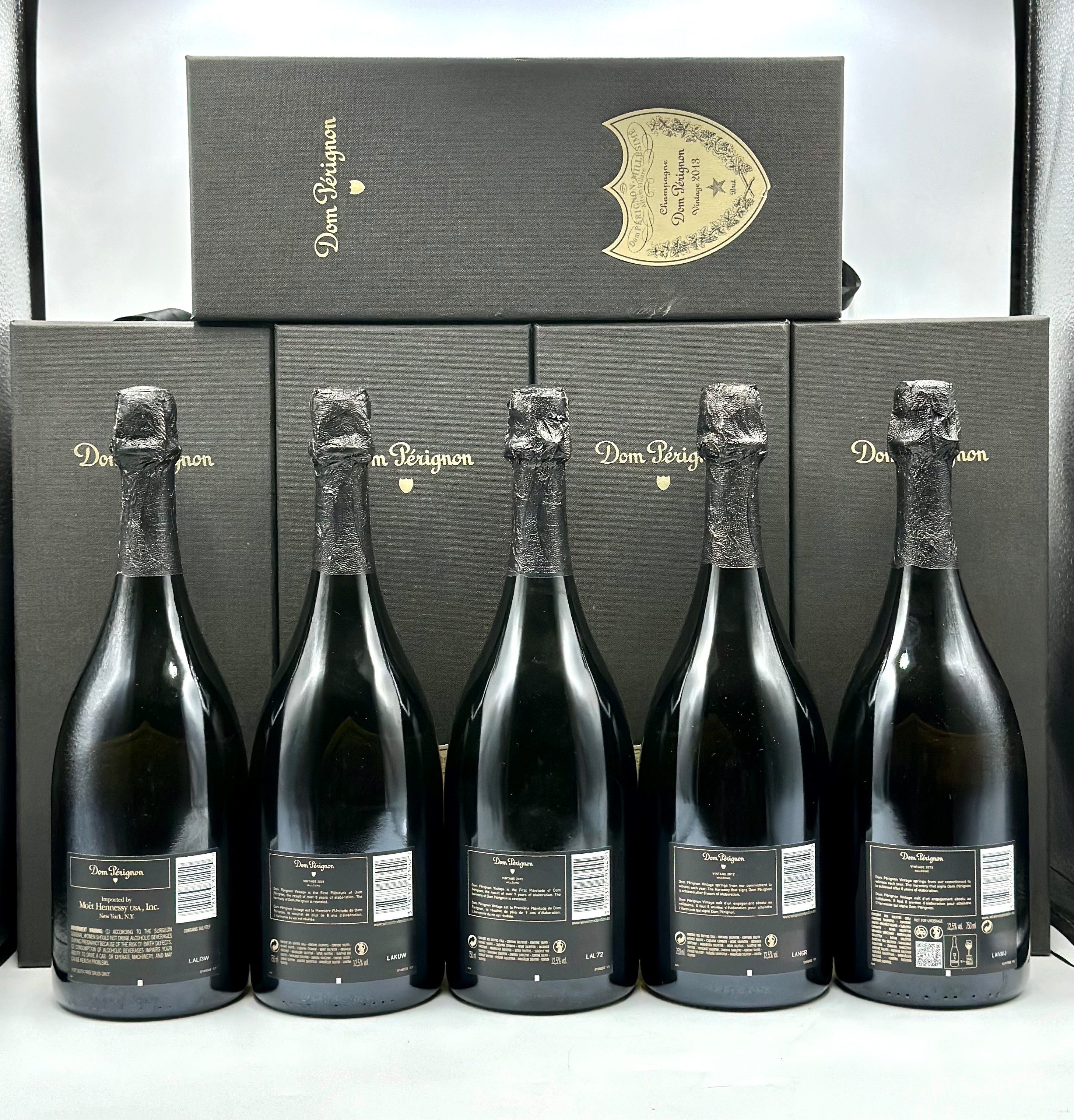 Moët & Chandon, Dom Pérignon Brut Vintage 2008-2009-2010-2012-2013