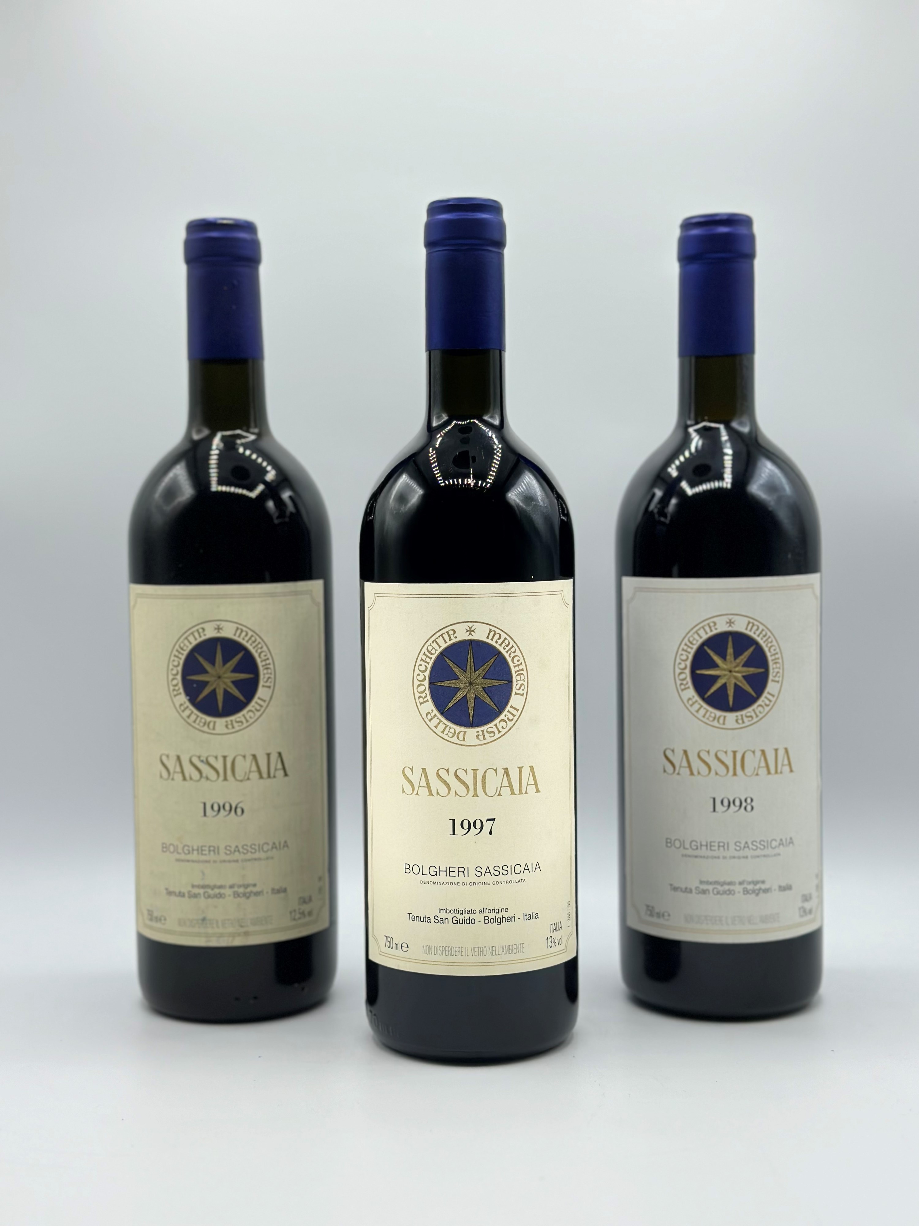 Tenuta San Guido, Sassicaia, 1996-1997-1998