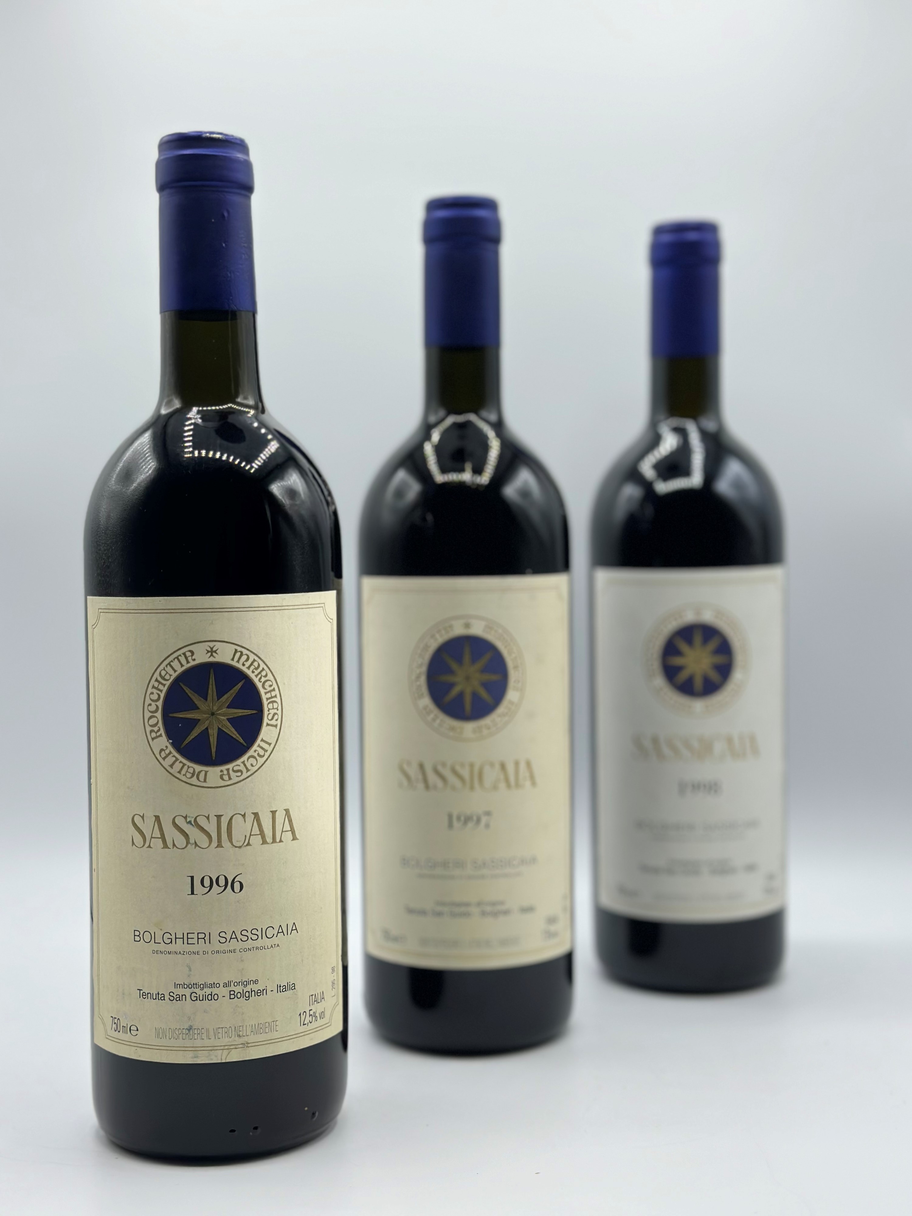 Tenuta San Guido, Sassicaia, 1996-1997-1998