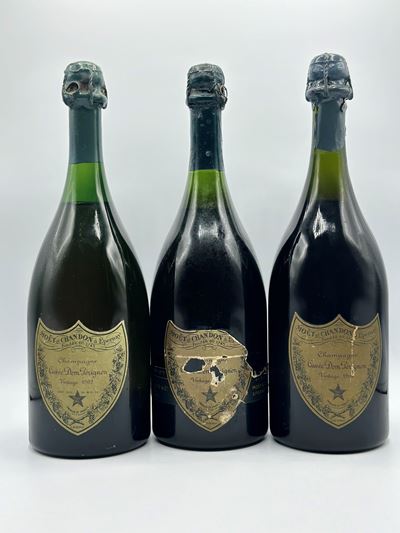 Moët & Chandon, Dom Pérignon Brut Vintage 1962, 1963, 1964