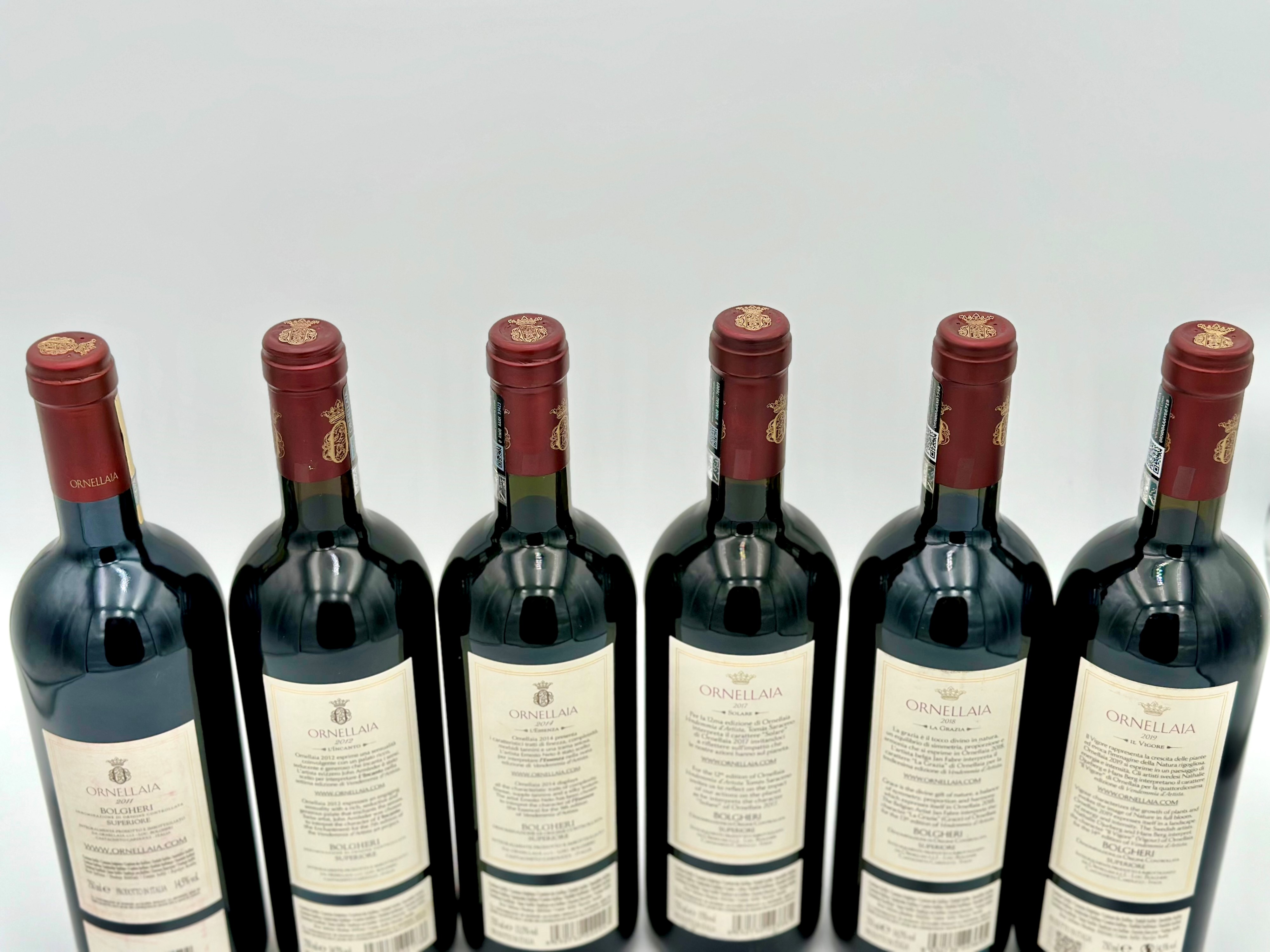 Tenuta Dell'ornellaia Bolgheri Superiore, Ornellaia, 2011-2012-2014-2017-2018-2019
