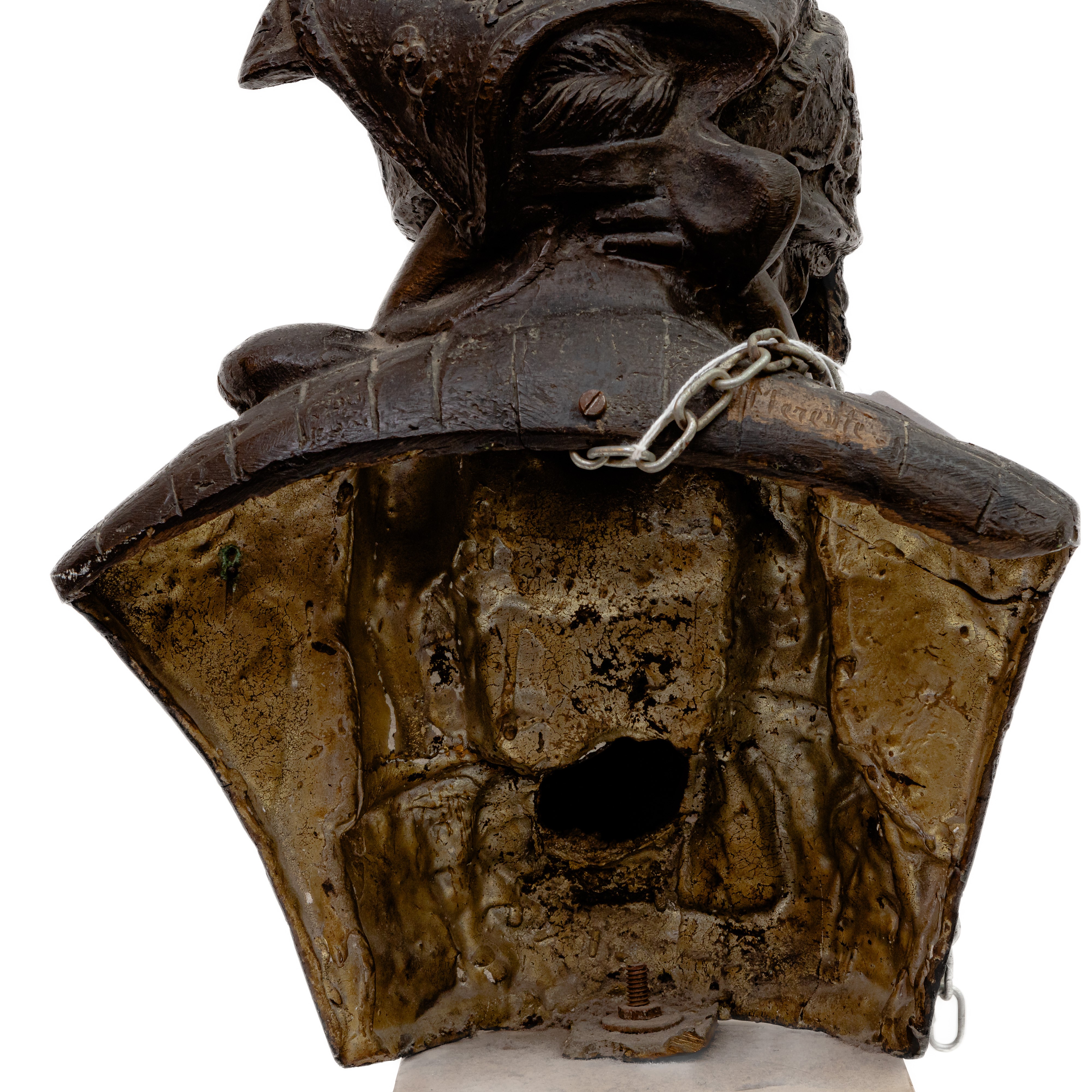 Satiri, Gruppo in Terracotta a Patina Marrone