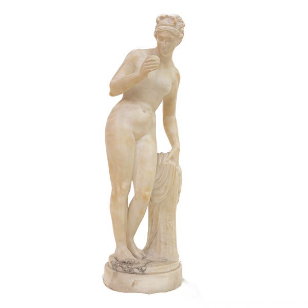 Bertel  Thorvaldsens : Venus of the apple  (nineteenth century)  - Alabaster - Auction Sculpture and Small Bronzes from 15th to 19th Century - Bertolami Fine Art - Casa d'Aste
