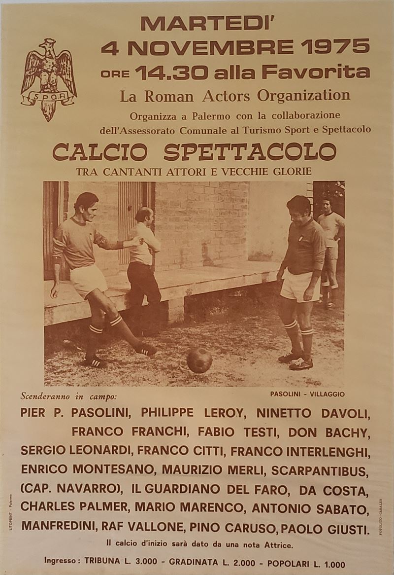Pasolini, Pier Paolo (bologna, 5 Marzo 1922 – Ostia, Roma, 2 Novembre 1975)
