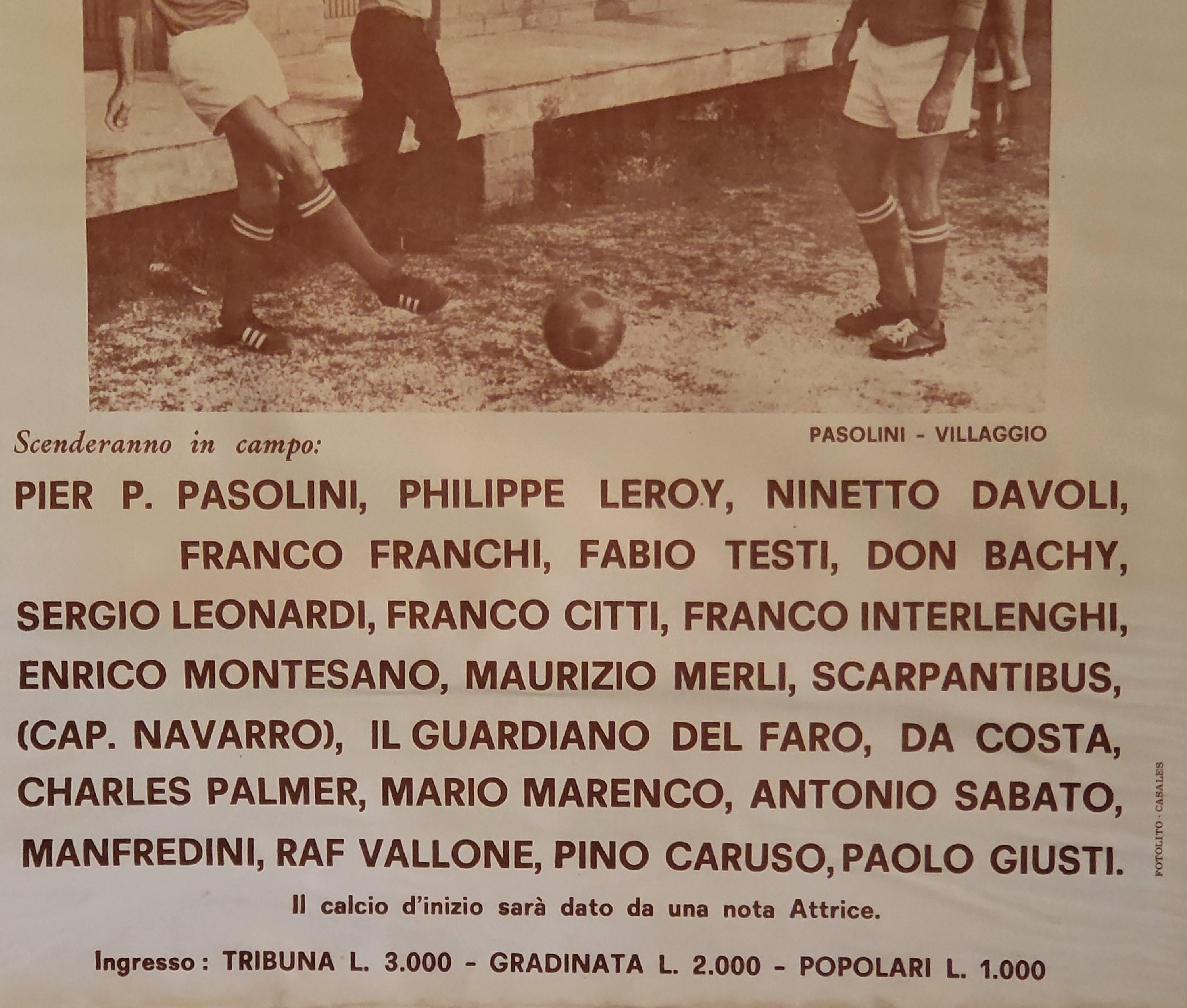Pasolini, Pier Paolo (bologna, 5 Marzo 1922 – Ostia, Roma, 2 Novembre 1975)
