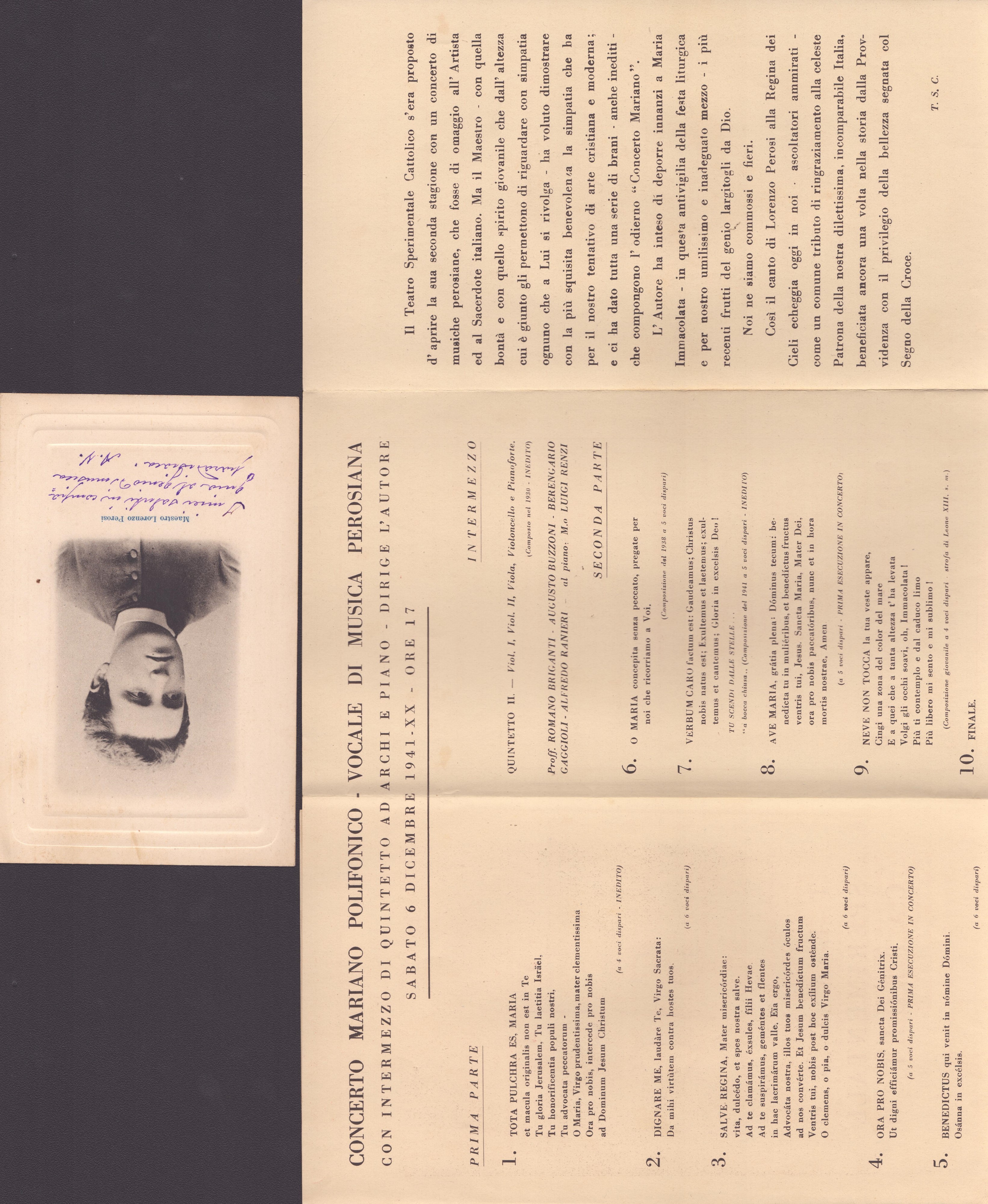 Perosi, Lorenzo (Tortona, 21 dicembre 1872 – Roma, 12 ottobre 1956)