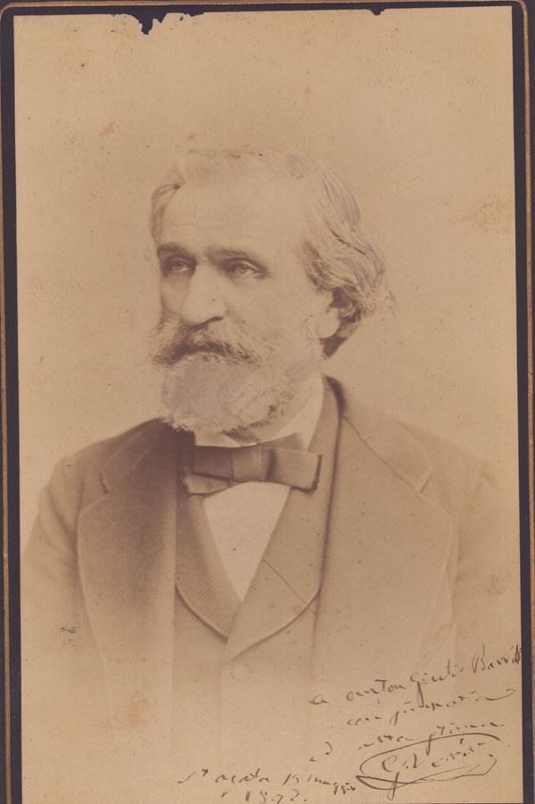 Verdi, Giuseppe (Le Roncole, 10 ottobre 1813 – Milano, 27 gennaio 1901)  - Auction Memorabilia. History & Movie - Bertolami Fine Art - Casa d'Aste