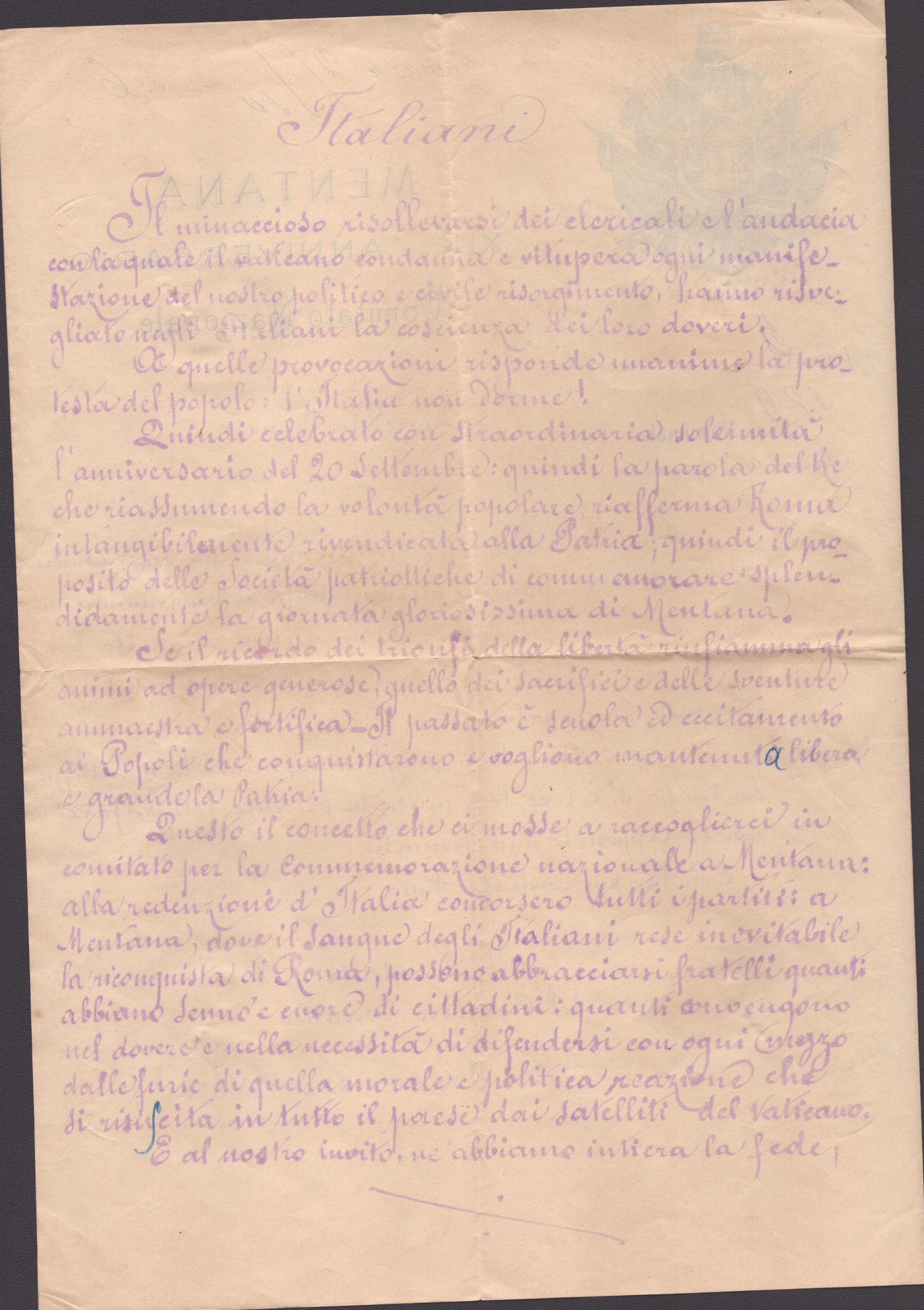 Garibaldi, Menotti Domenico (mostardas, 16 Settembre 1840 – Roma, 22 Agosto 1903)