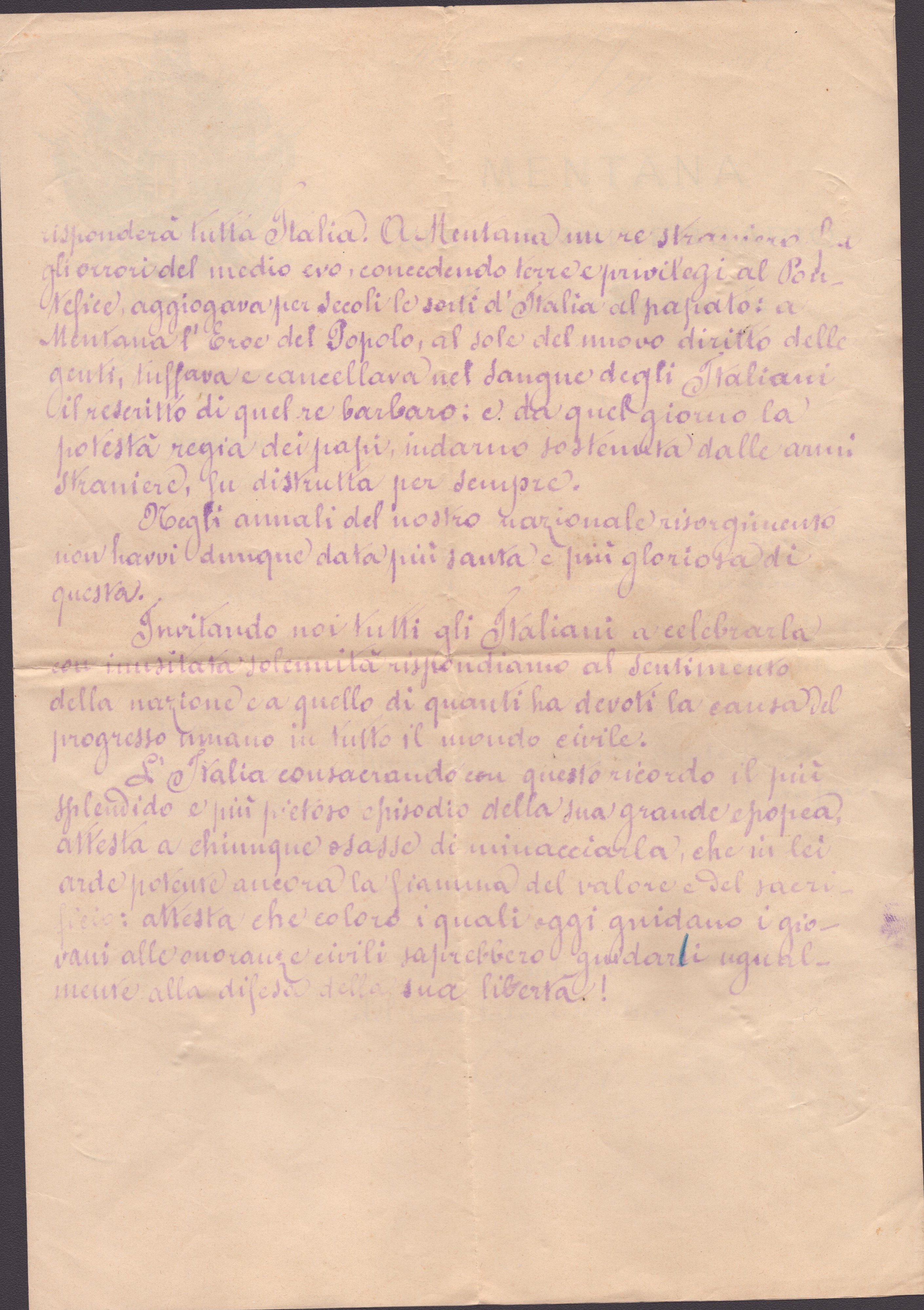 Garibaldi, Menotti Domenico (mostardas, 16 Settembre 1840 – Roma, 22 Agosto 1903)