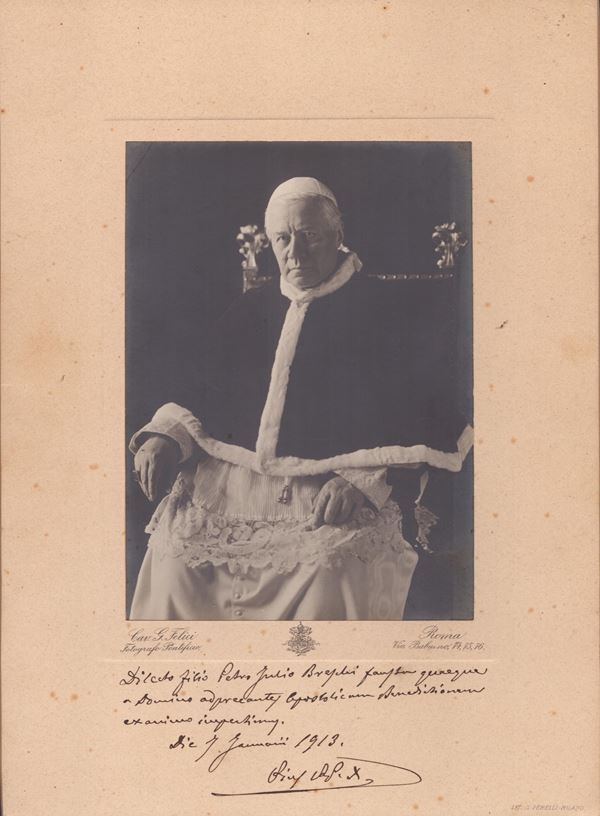 Pio X, 1903-1914. Giuseppe Melchiorre Sarto di Riese  - Auction Memorabilia. History & Movie - Bertolami Fine Art - Casa d'Aste