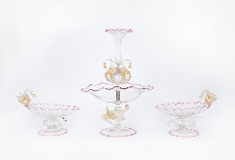 Trittico di Vetri Italiani Murano