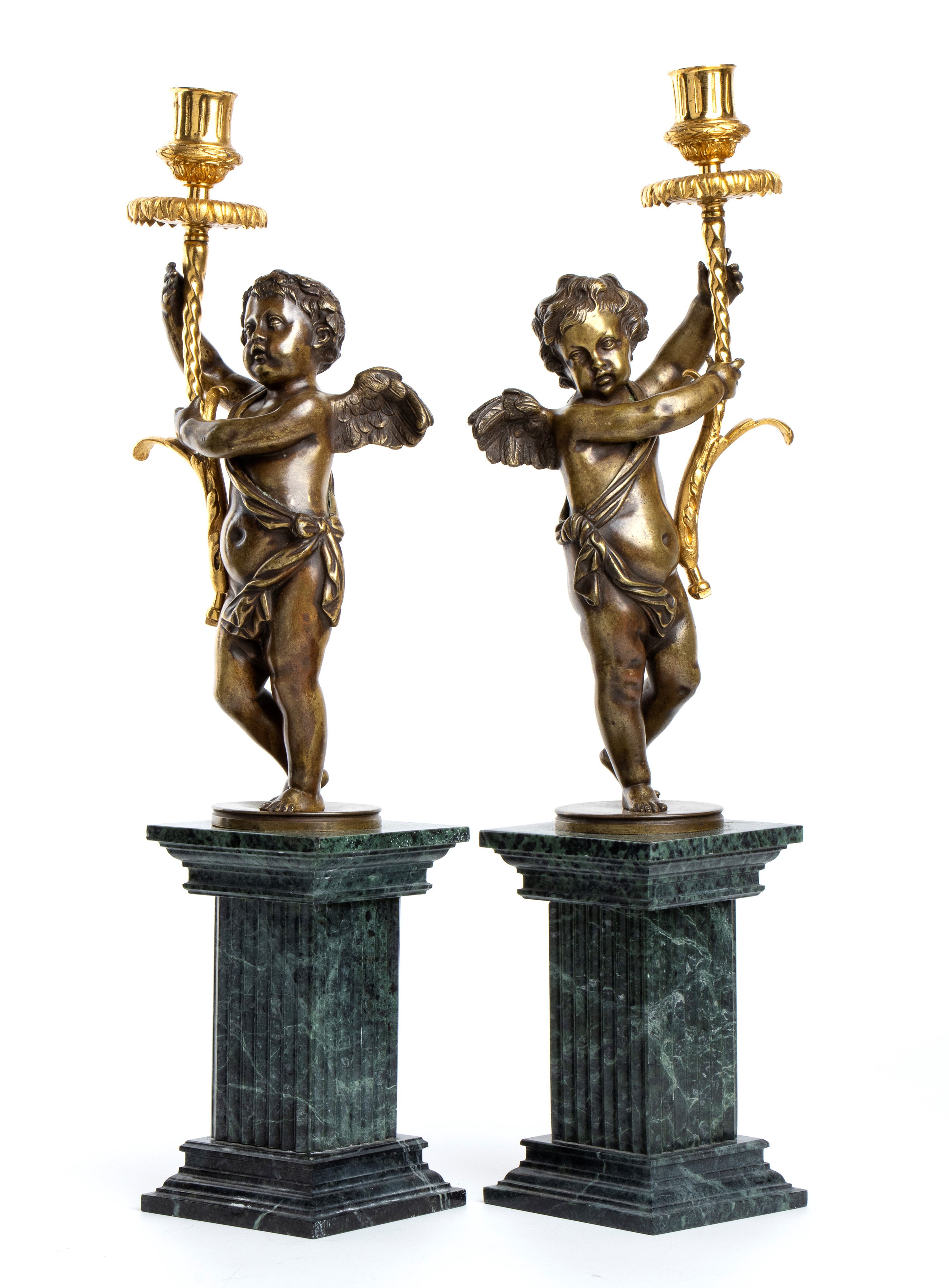 Coppia di Amorini Reggicandela