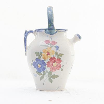 Brocca D'acqua in Ceramica a Doppia Presa,