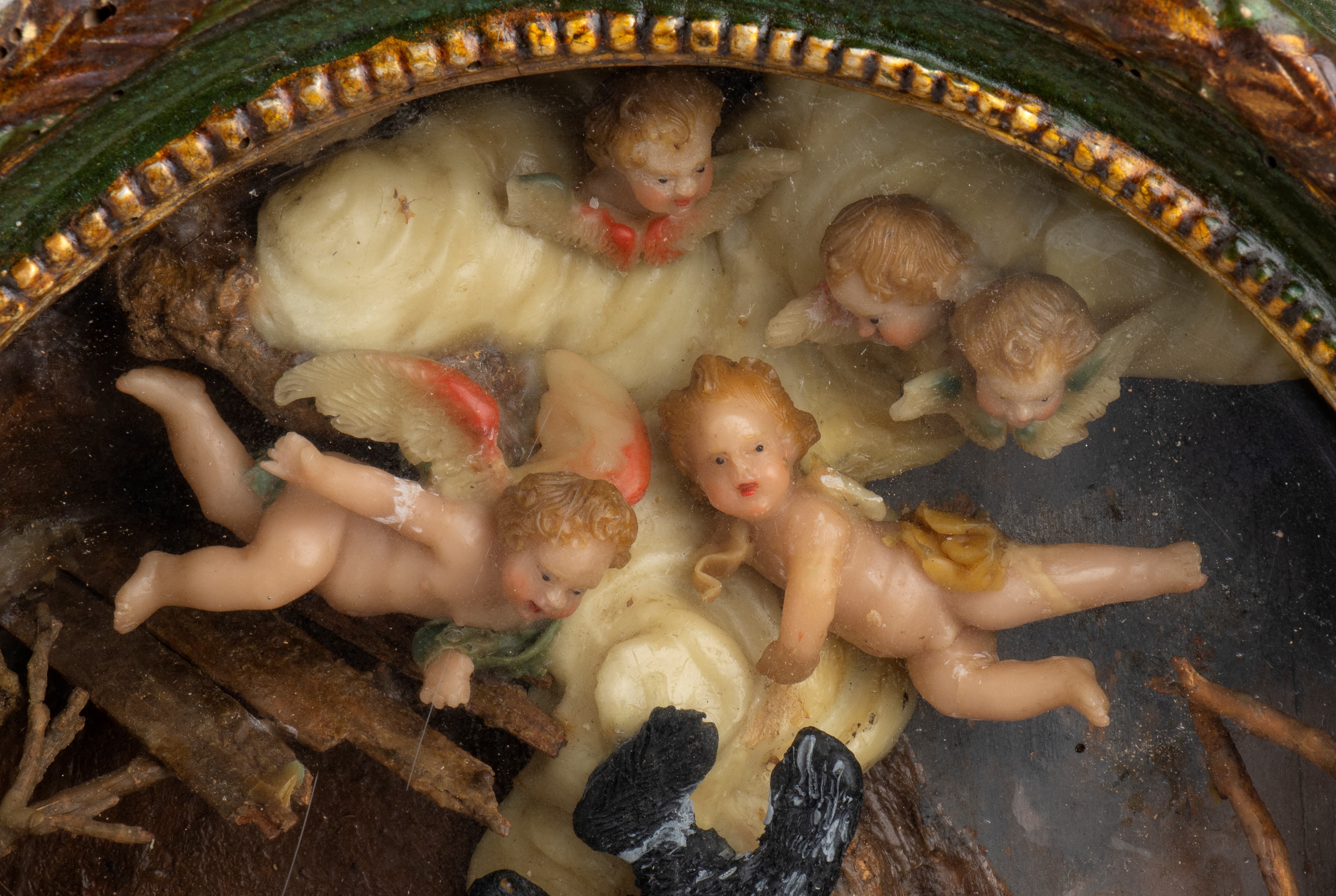 Coppia di Ceroplastiche Italiane