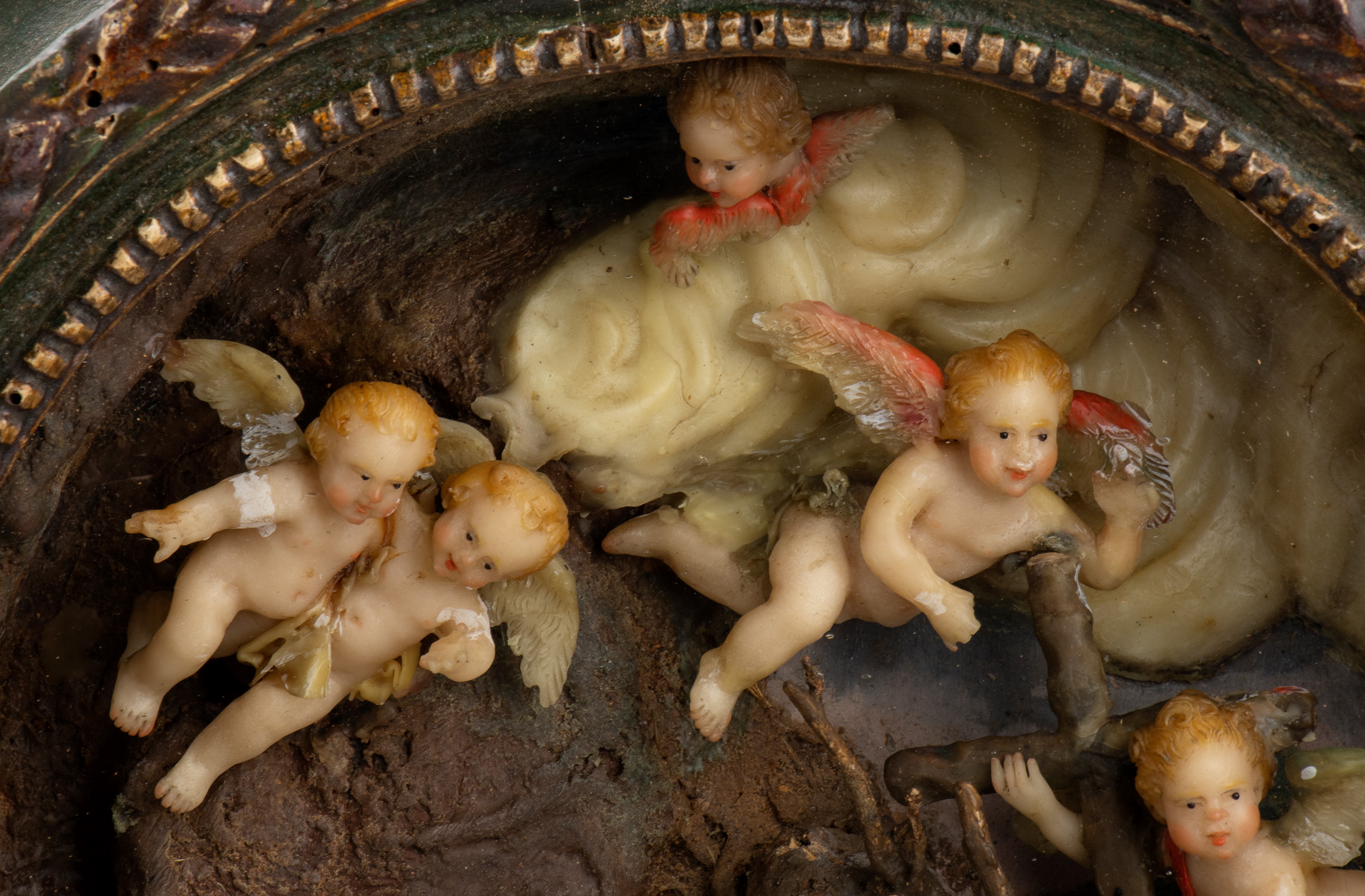 Coppia di Ceroplastiche Italiane