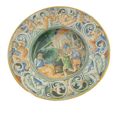 Piatto in Ceramica Policroma