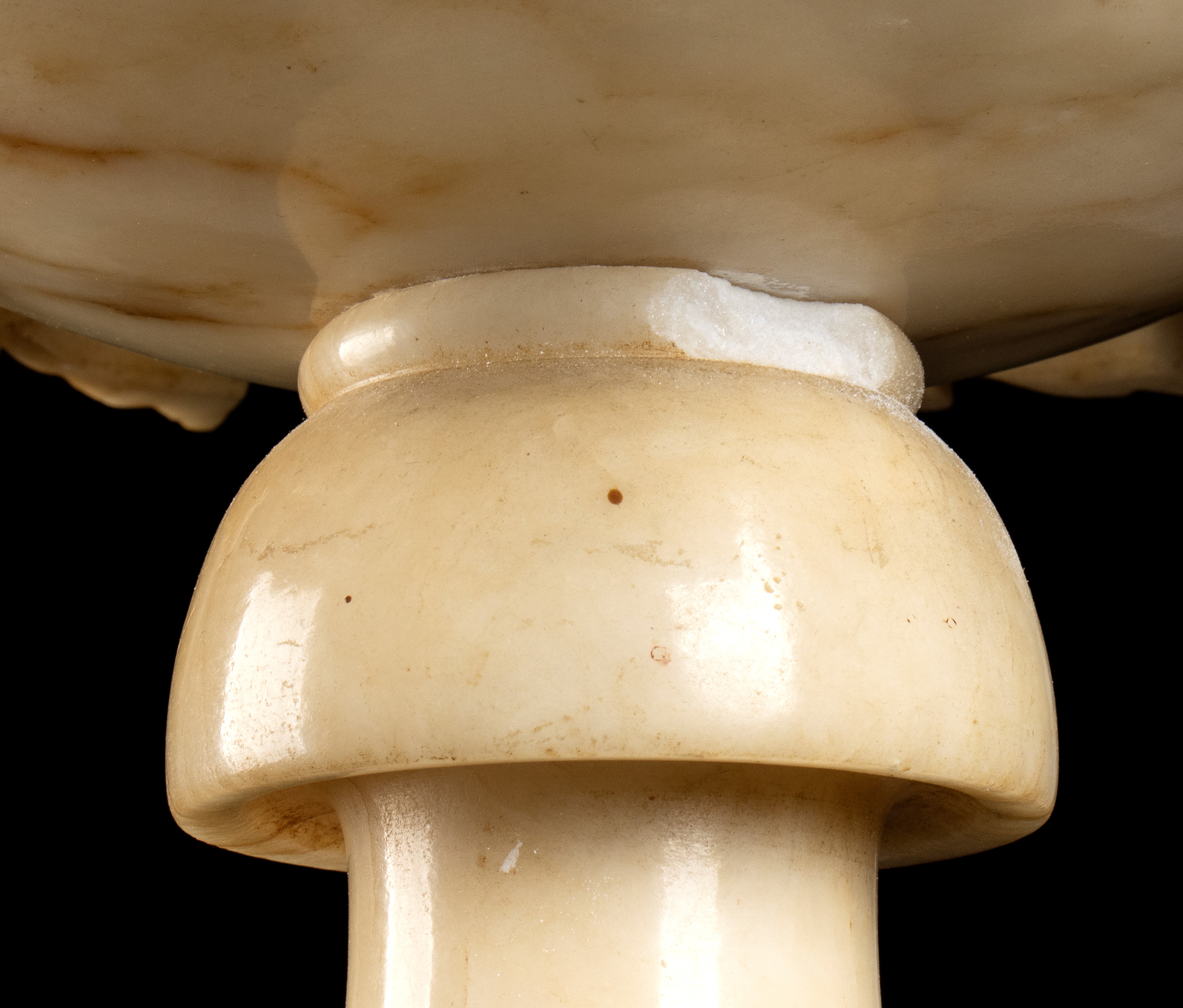 Coppia di lampade italiane in alabastro