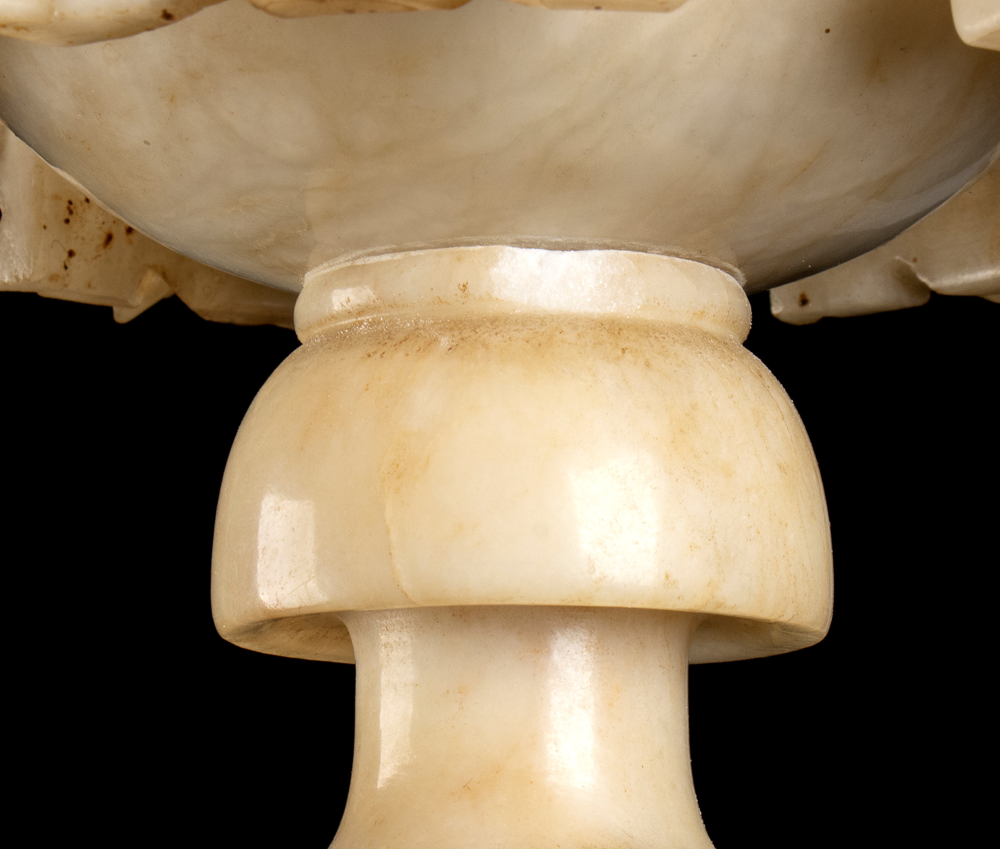 Coppia di lampade italiane in alabastro