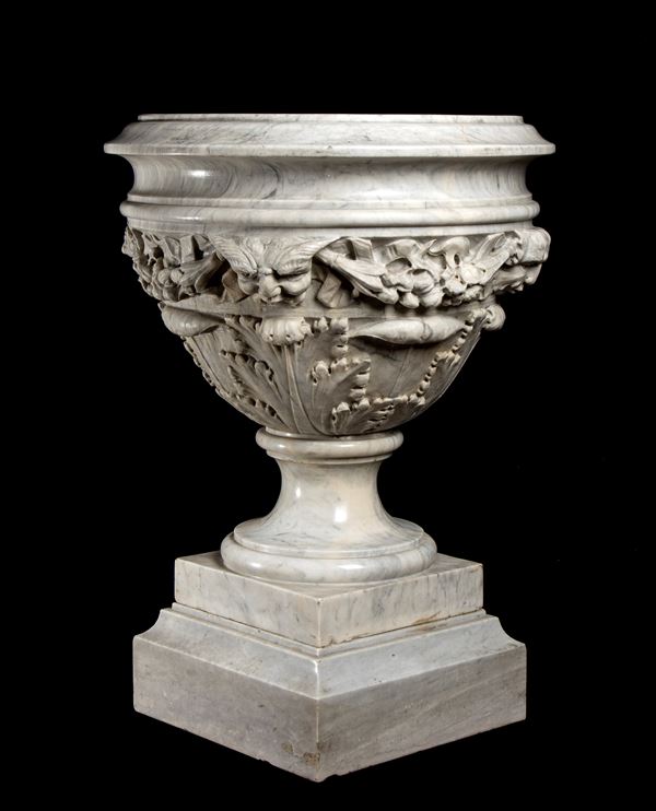 Italian marble vase