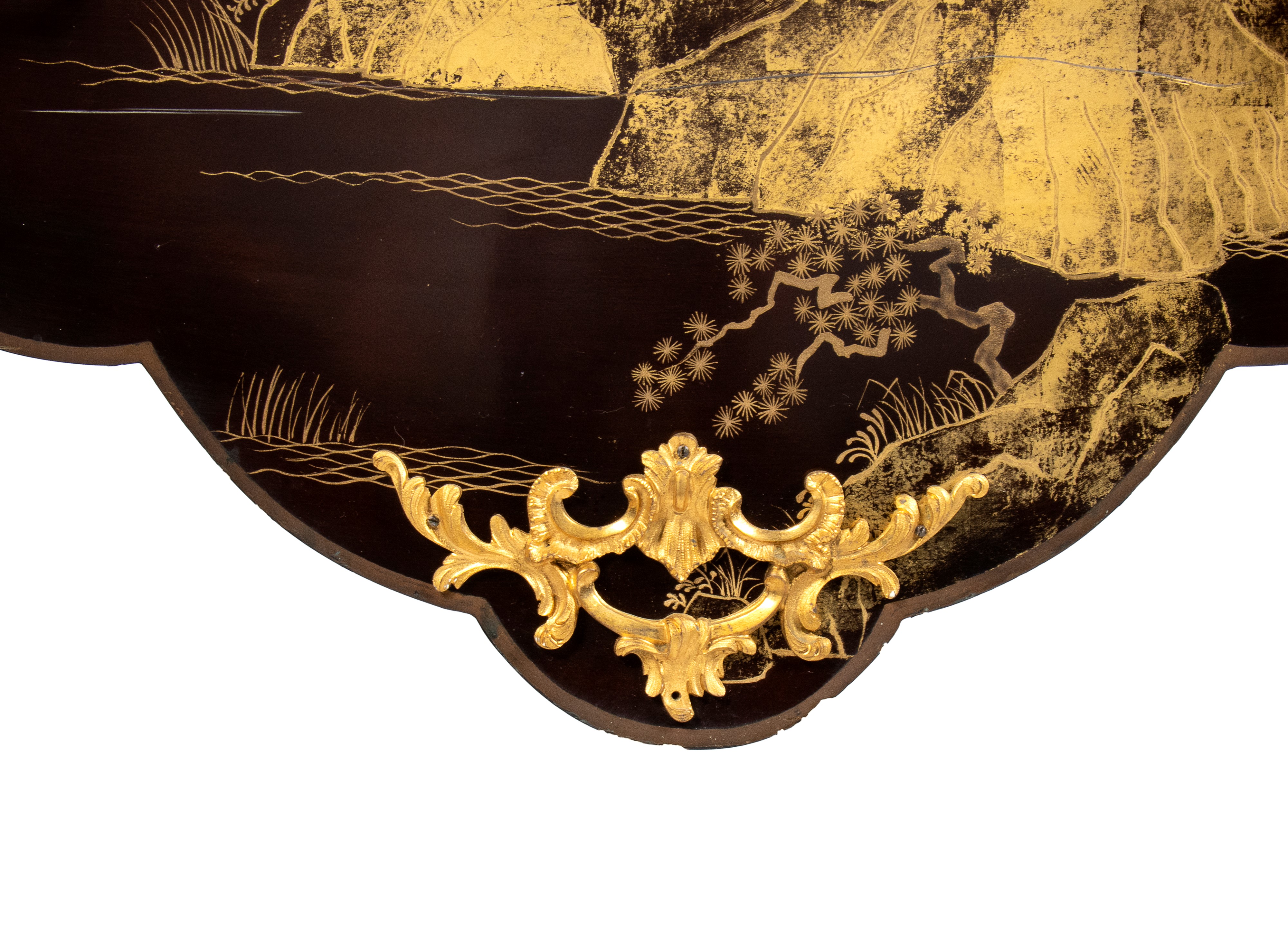 Comò Francese Dipinto e Laccato a Chinoiserie