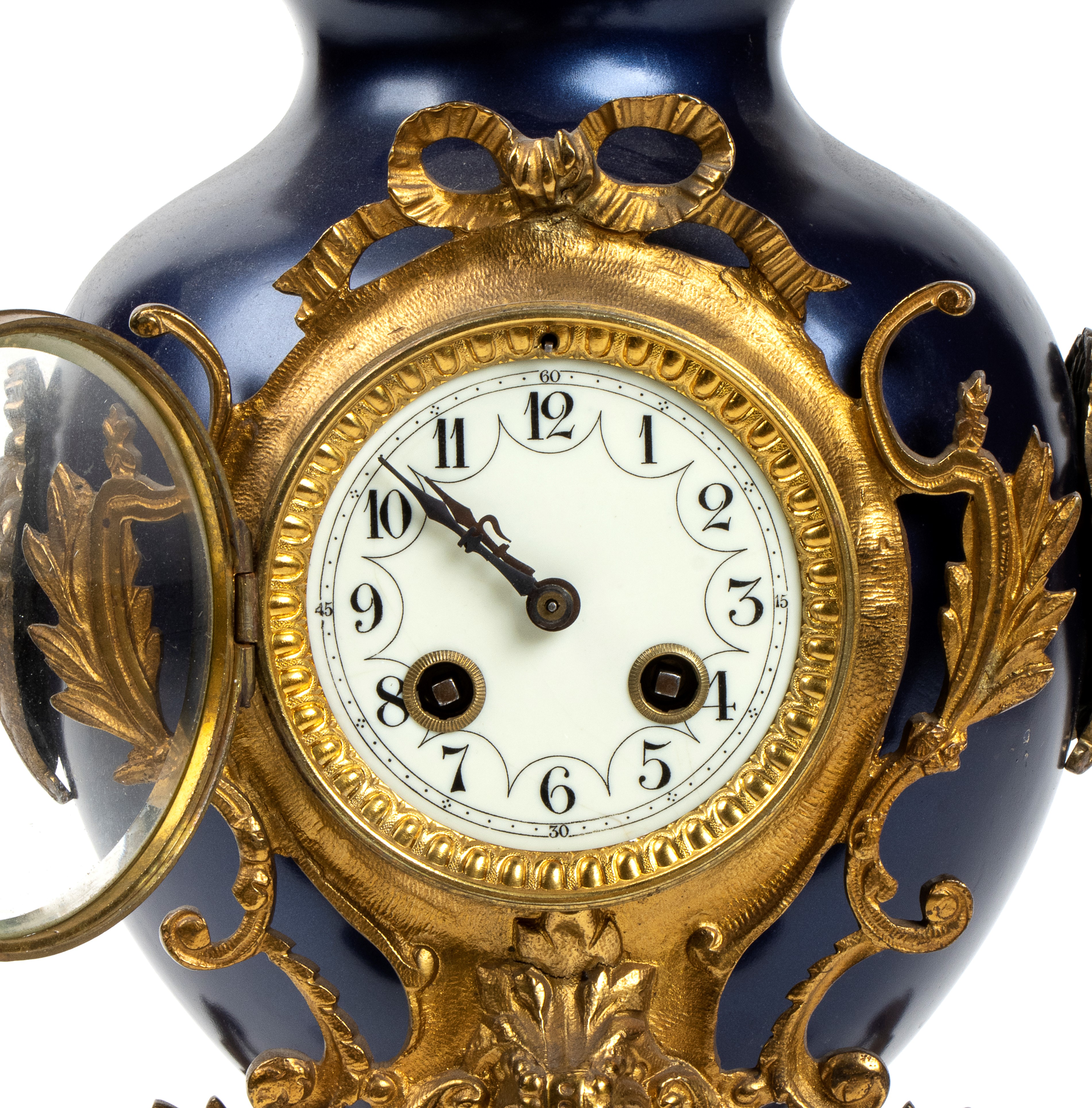 Orologio Francese Dorato e Laccato