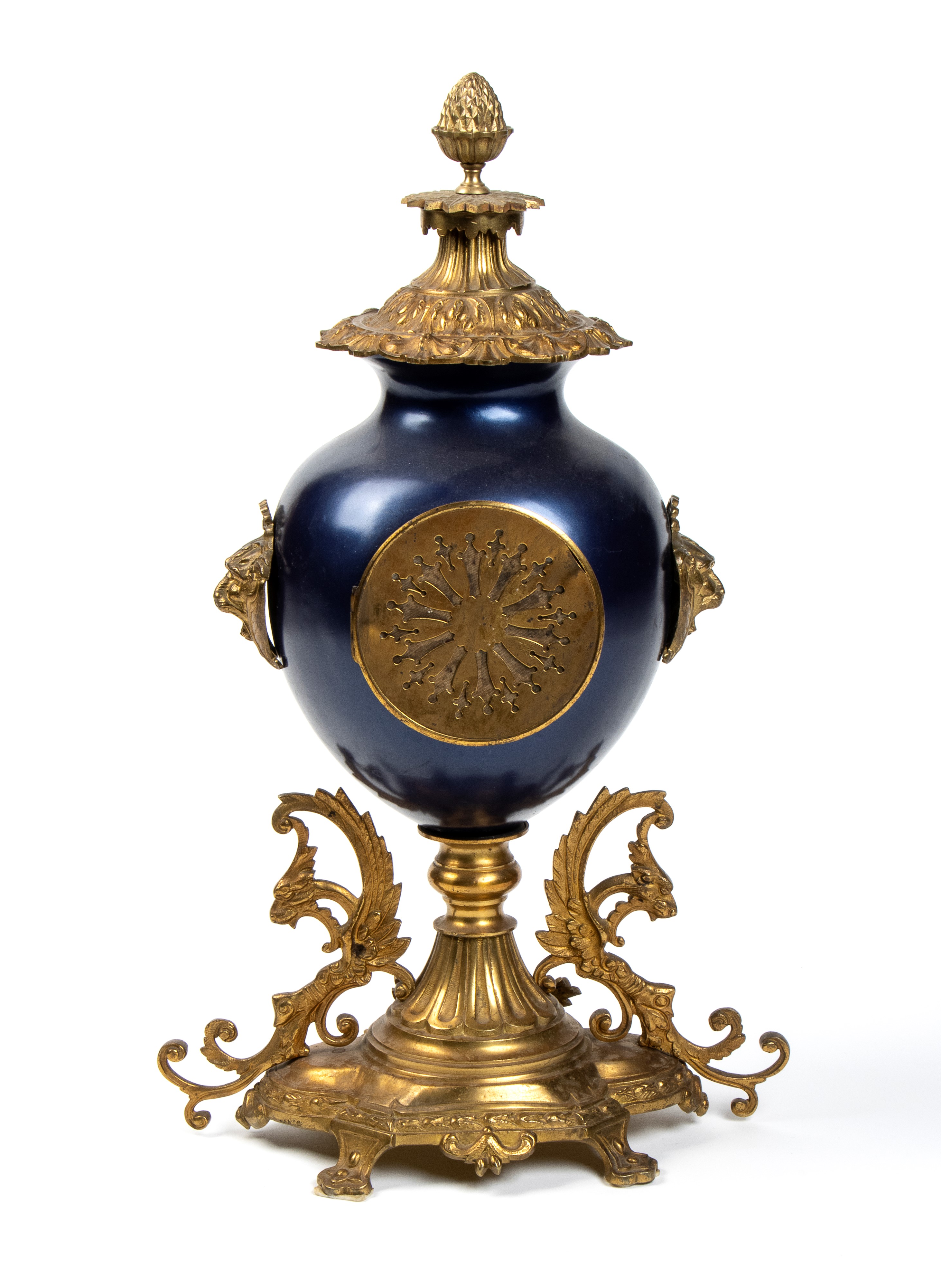 Orologio Francese Dorato e Laccato