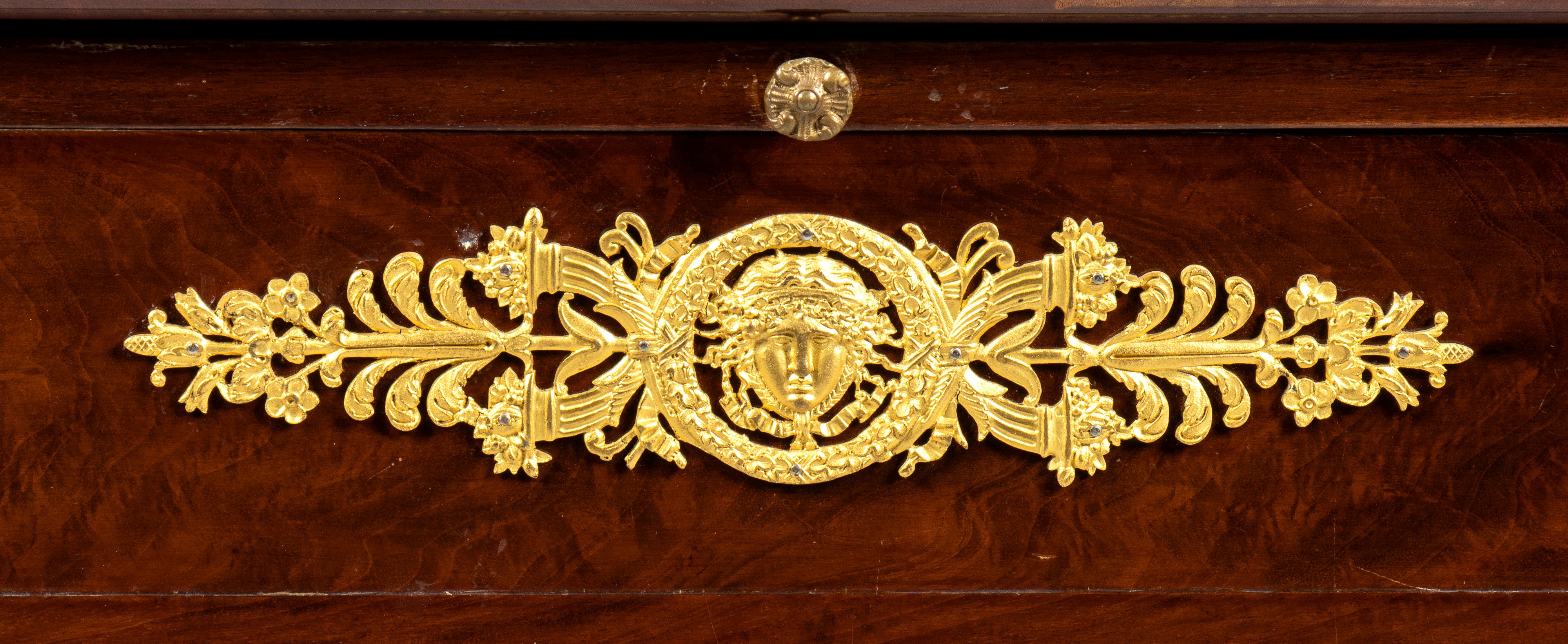 Scrivania Francese Impero in Mogano