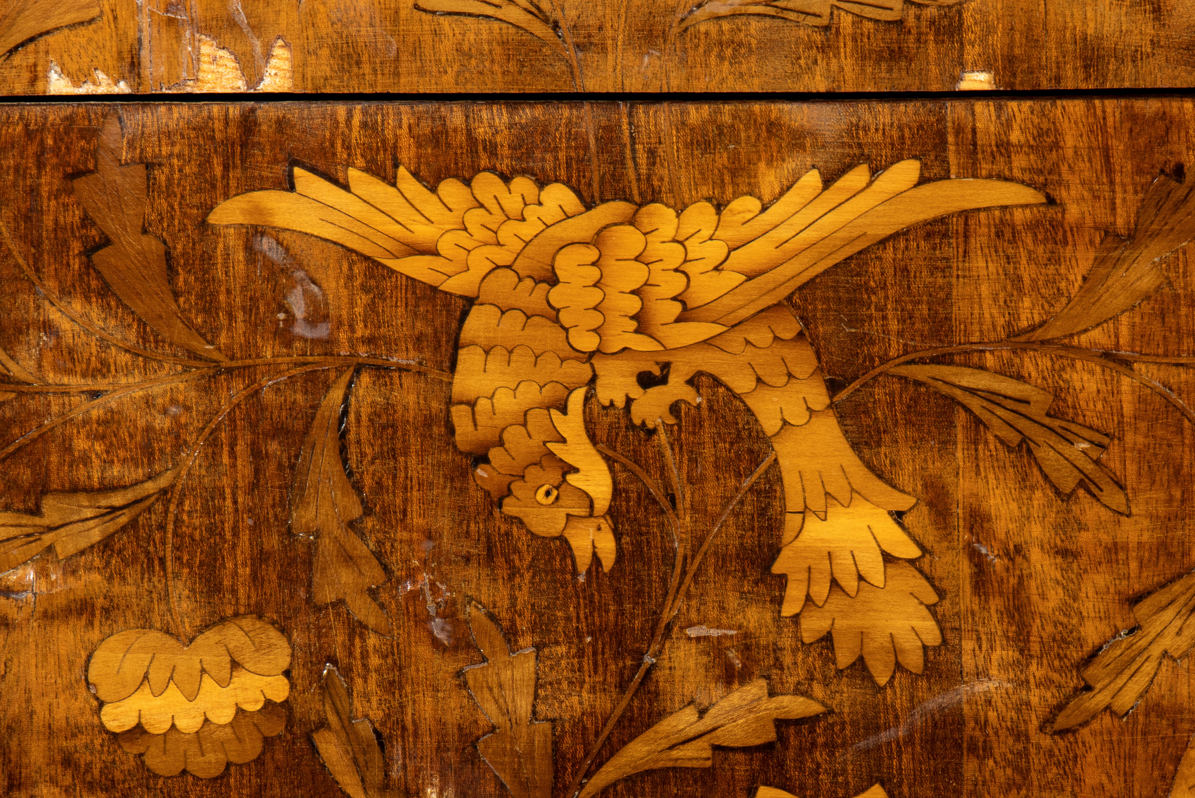Comò Olandese in Legno di Mogano