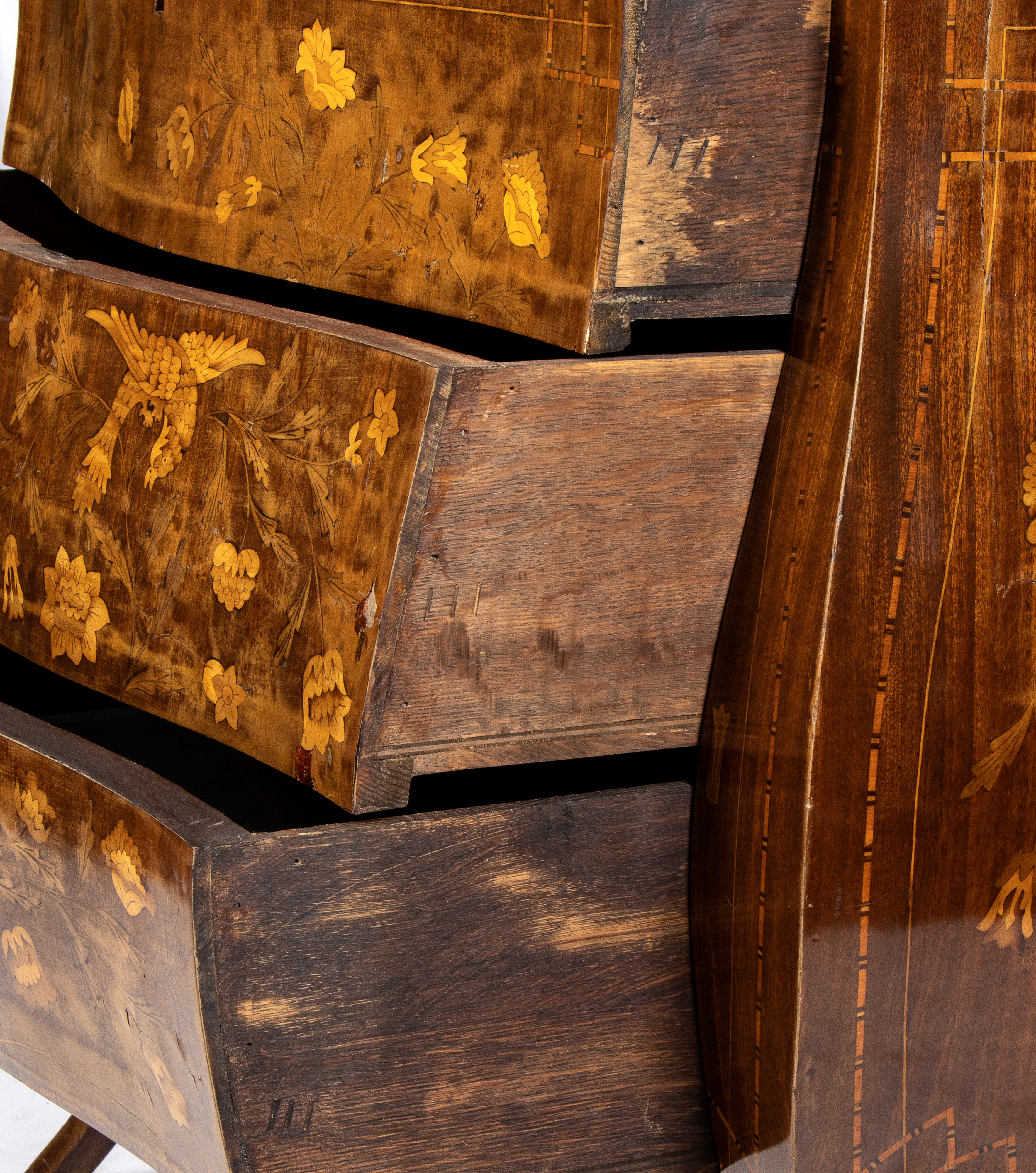 Comò Olandese in Legno di Mogano