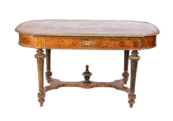 French inlaid writing desk