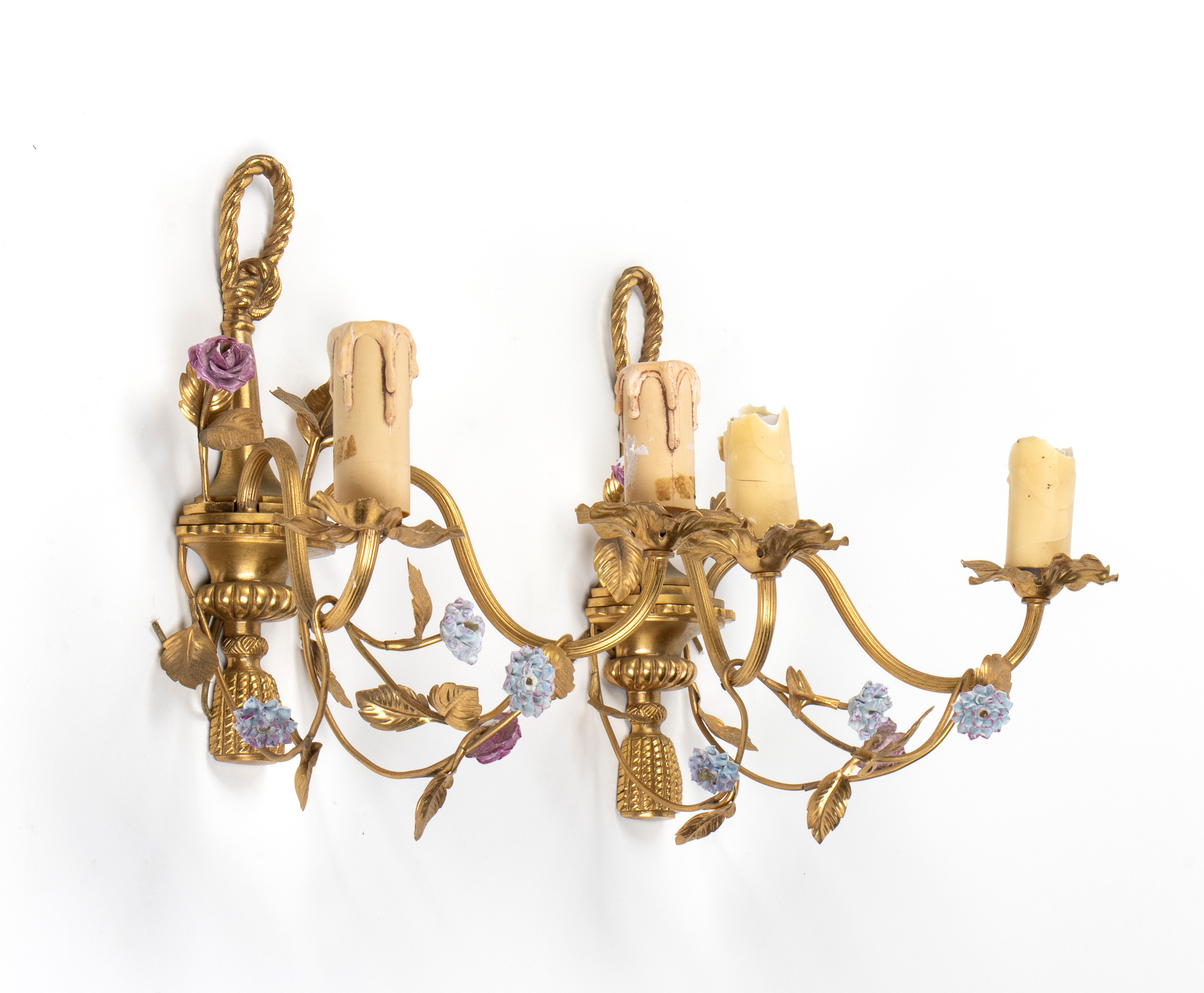 Maison Charles - Coppia di Appliques Francesi