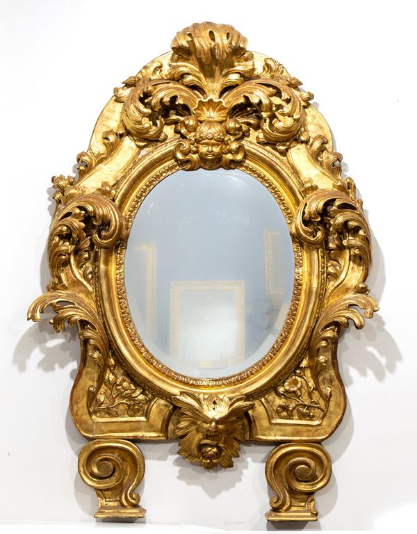 Roman mirror, Louis XV