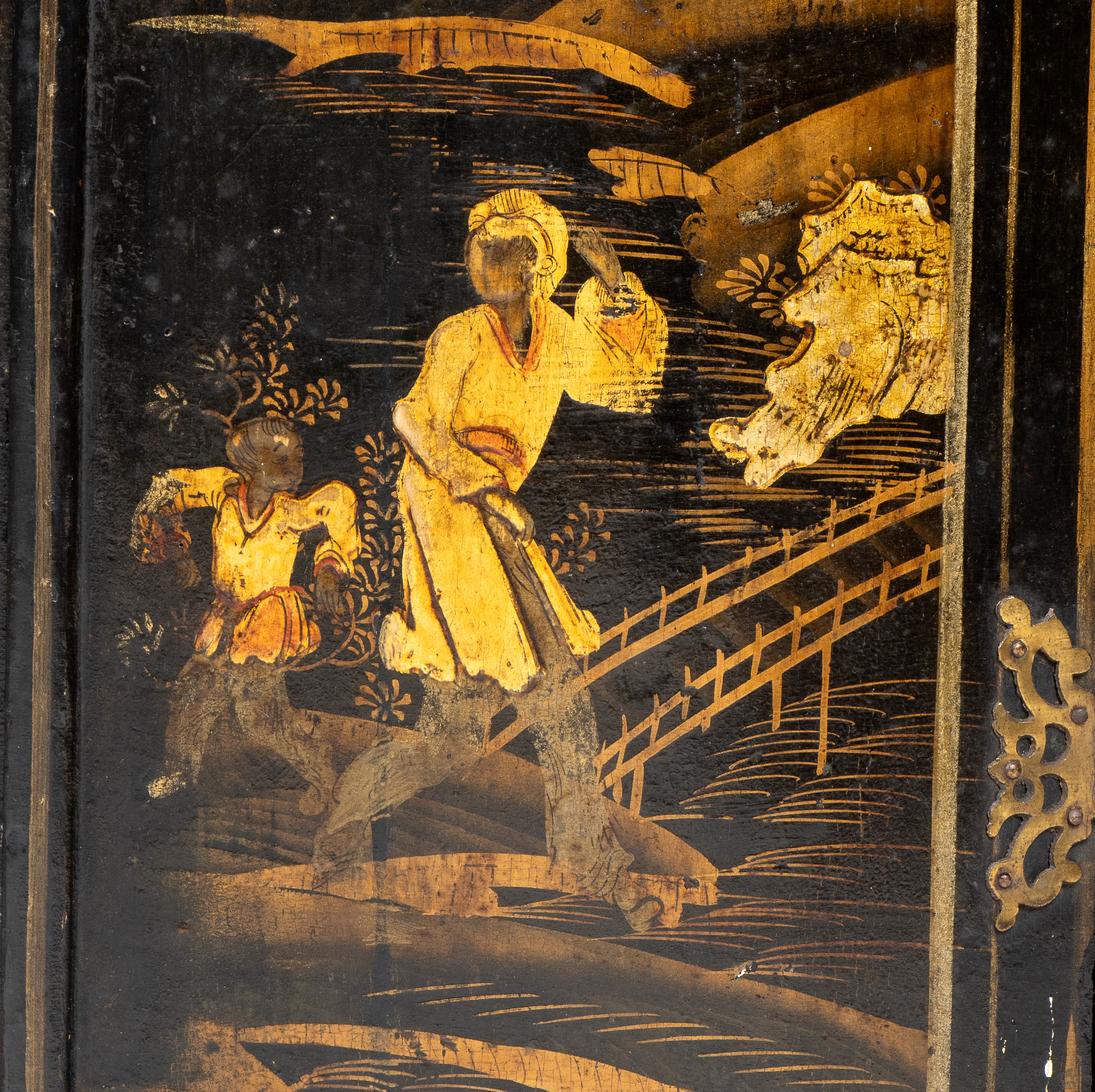 Coppia di Angoliere Inglesi a Chinoiserie