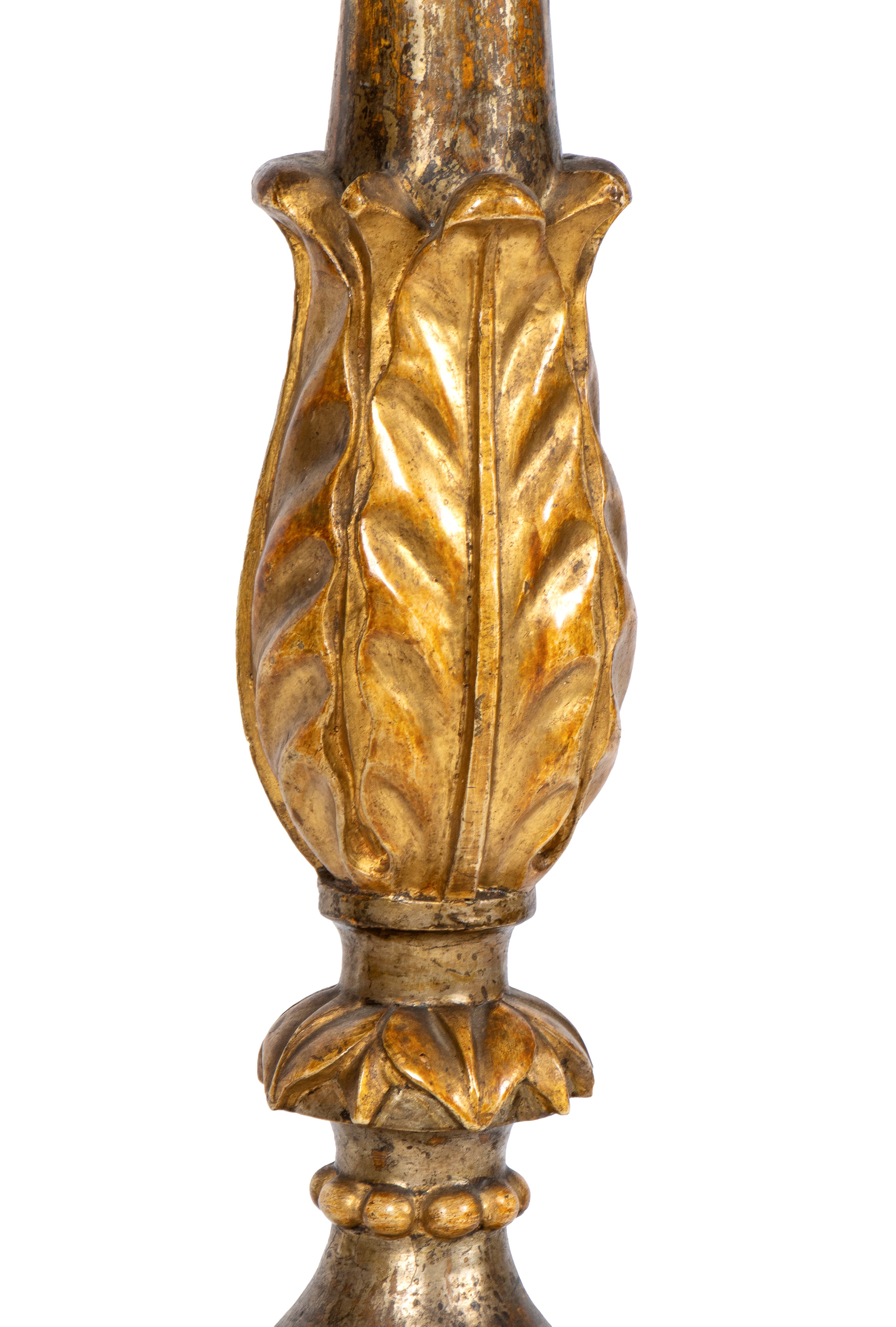 Torciere Italiano in Legno Dorato