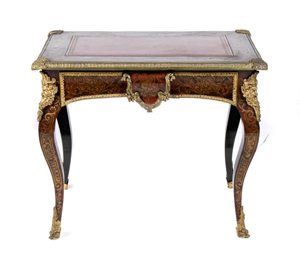 French Boulle writing - table