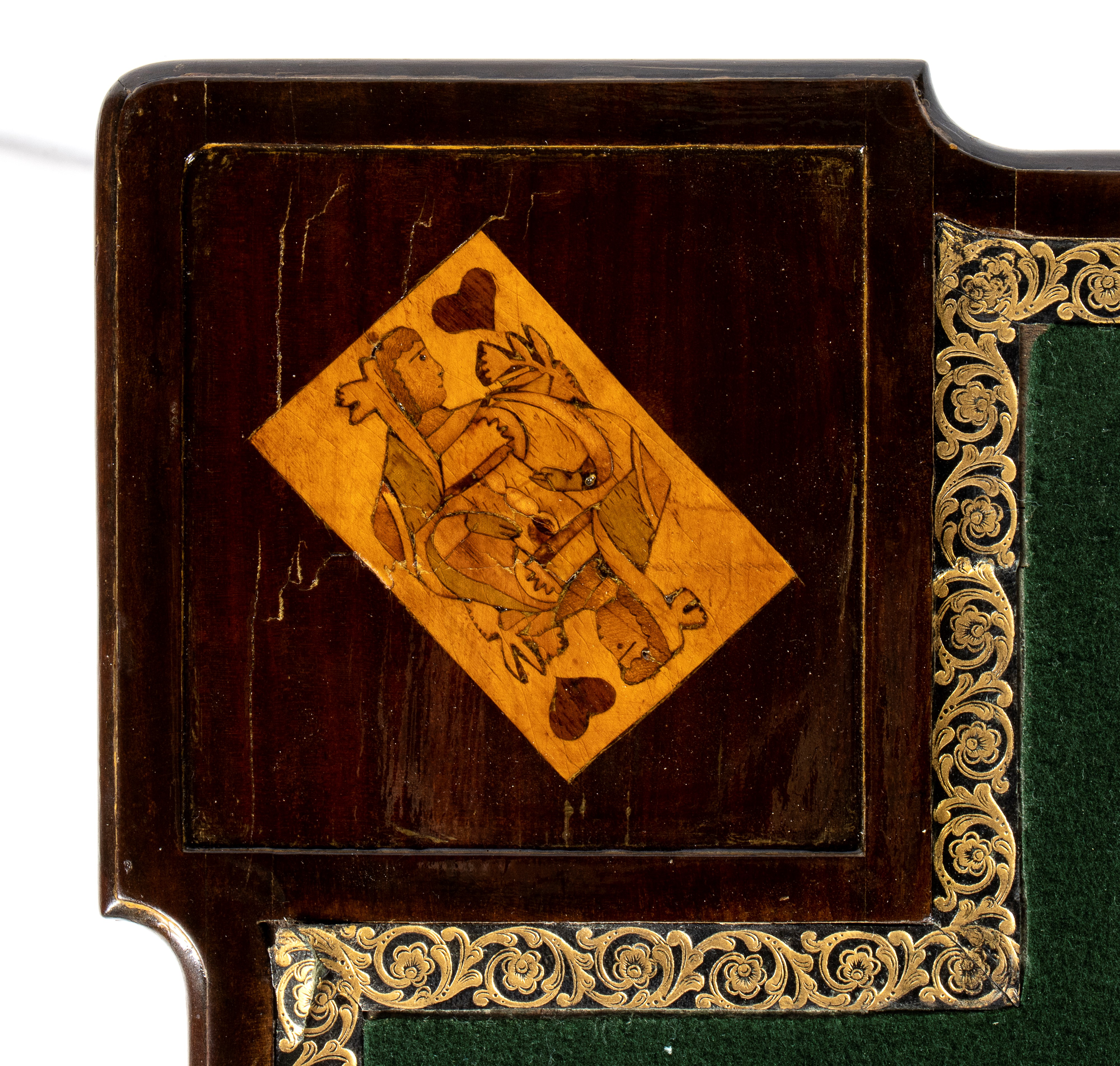 Tavolo da Gioco Olandese Intarsiato