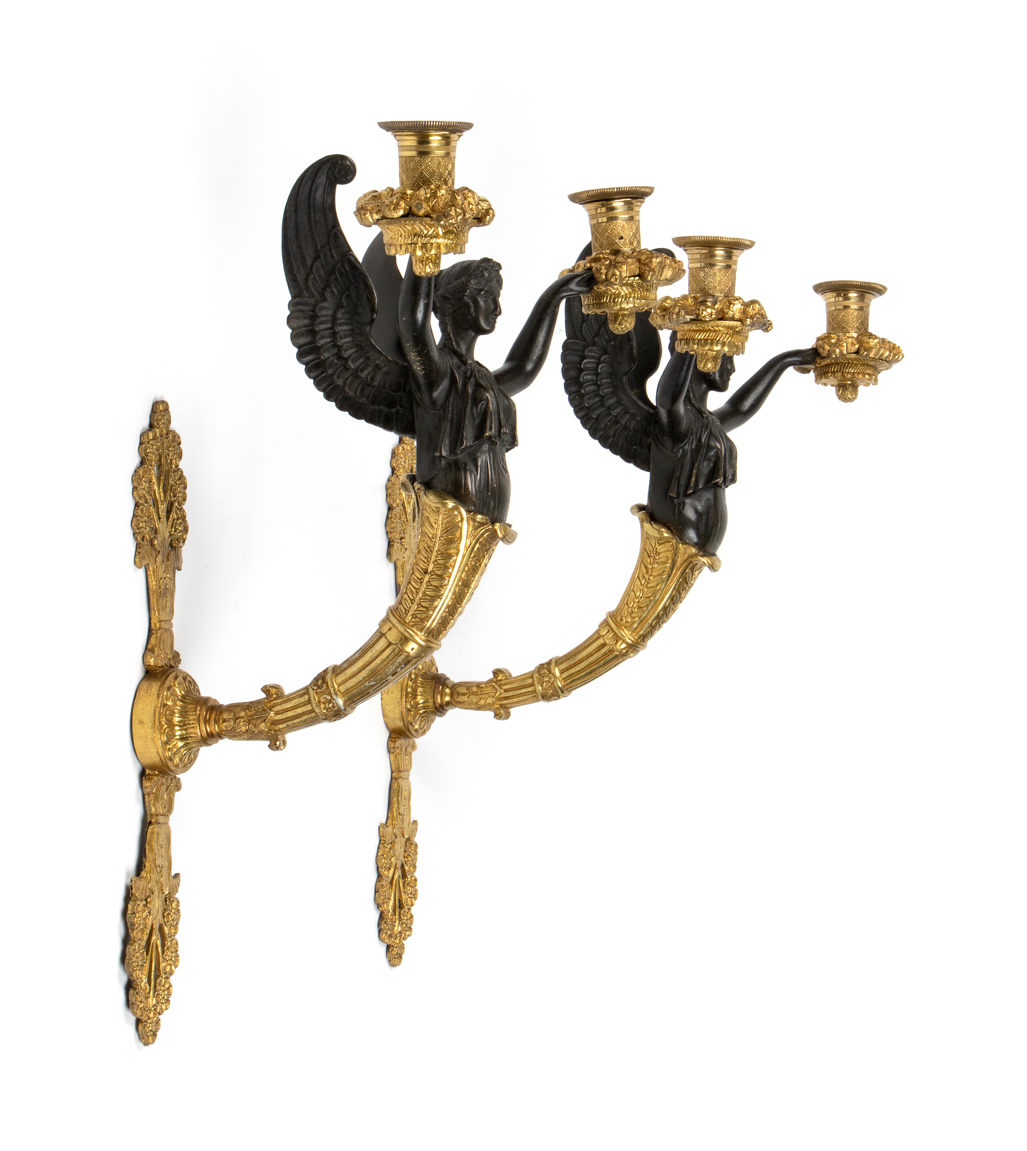 Coppia di Applique Francese Impero