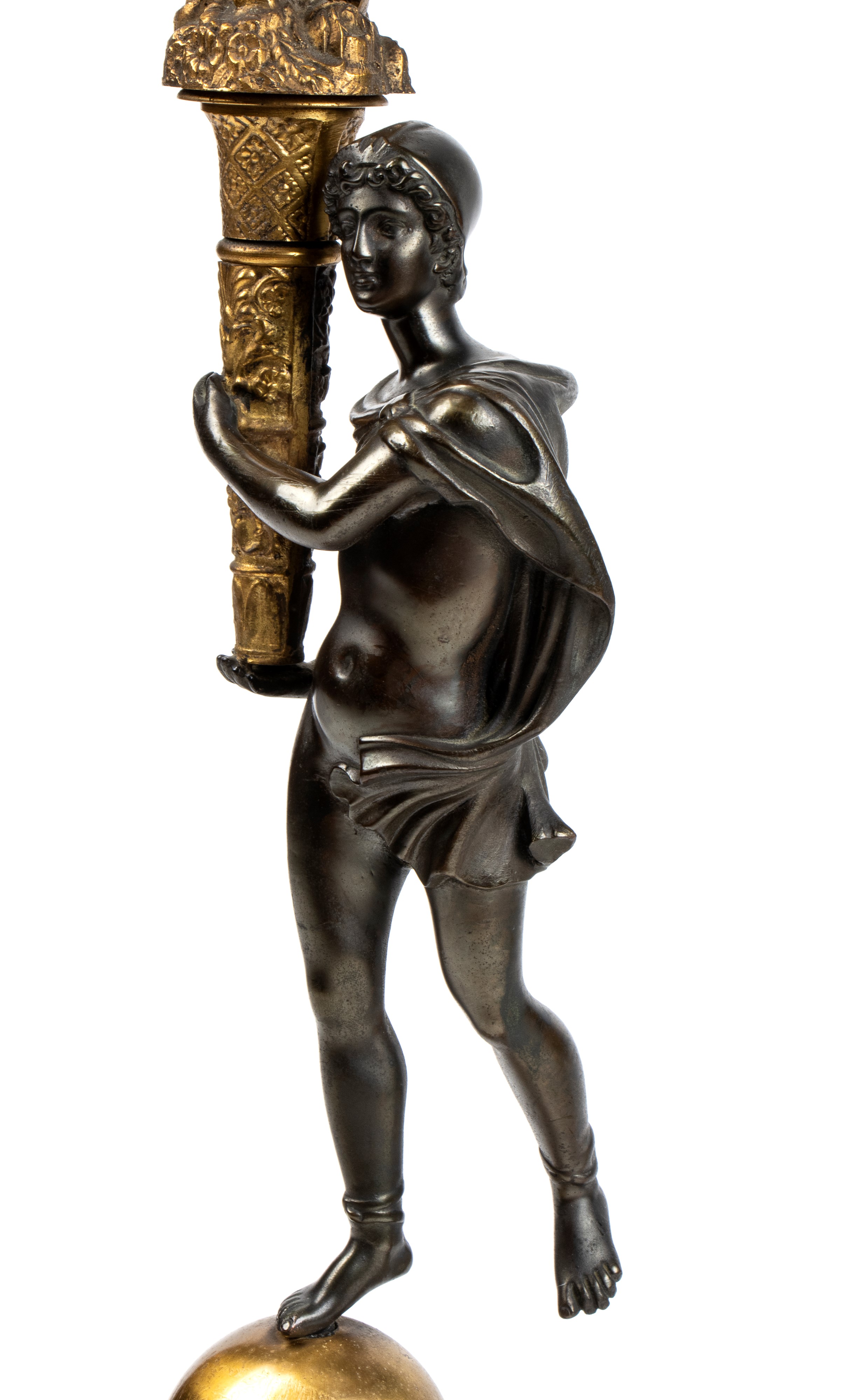 Coppia di candelabri francesi Neoclassici