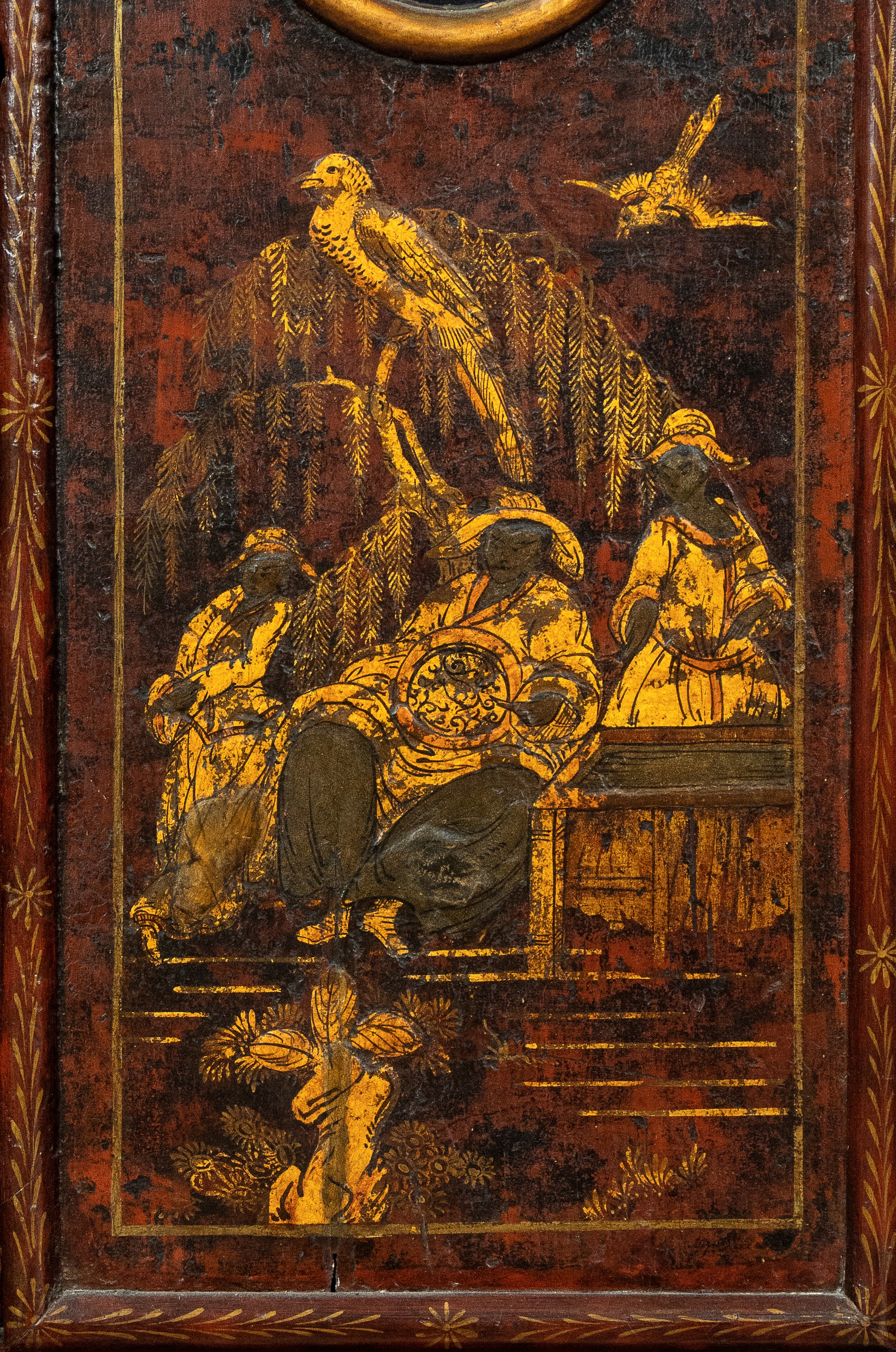 Orologio da Appoggio Francese in Bronzo e Marmo