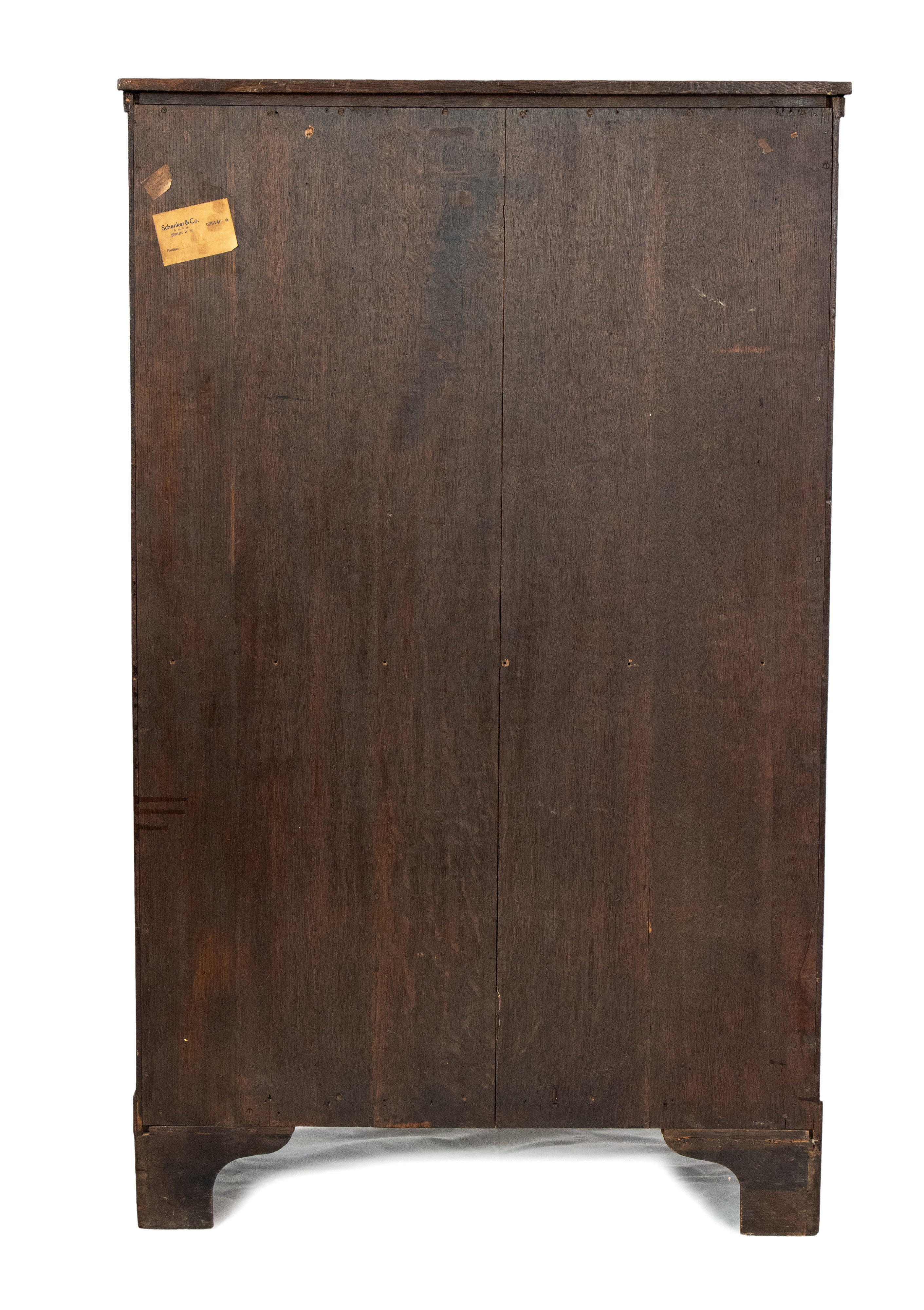 Secretaire Olandese in Mogano Intarsiato, Carlo X