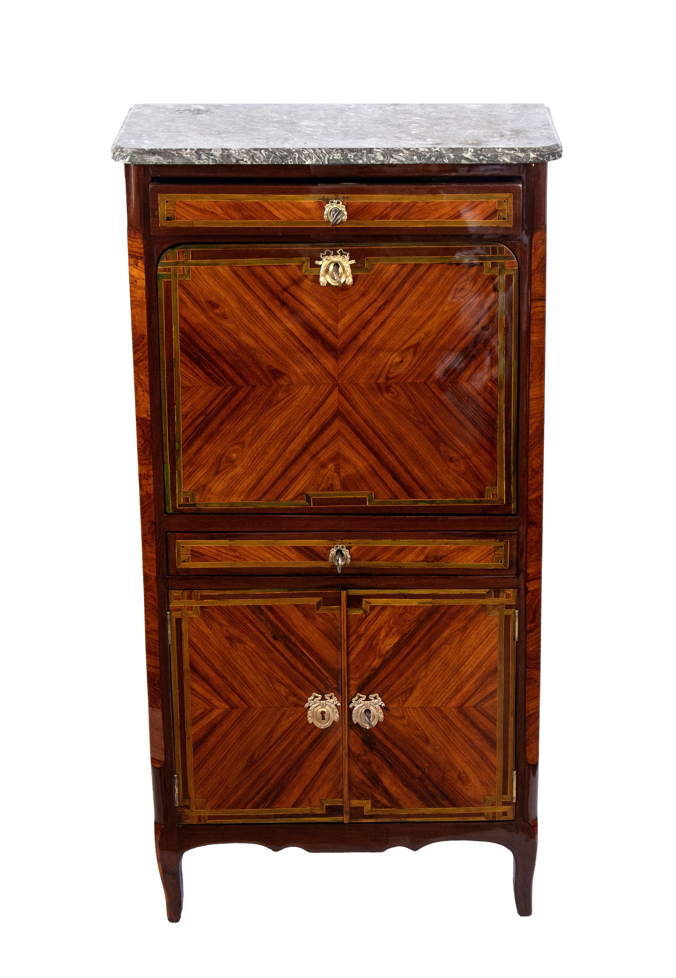 Pierre Plée - Secretaire Francese in Ebano, Luigi XV