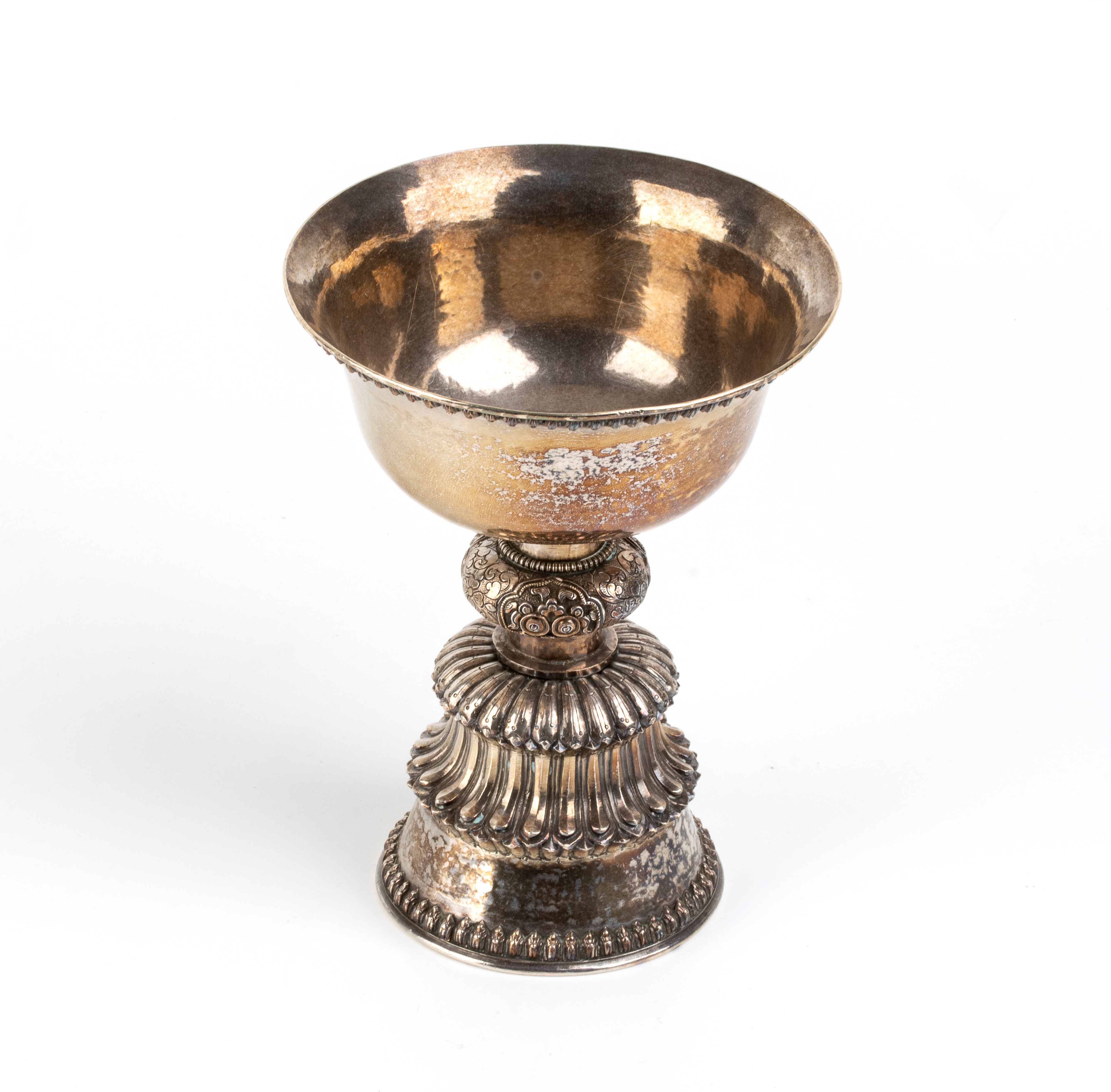 LAMPADA A BURRO IN ARGENTO