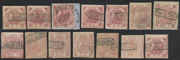 Naples - Interesting together  - Auction Stamps and Postal History - Bertolami Fine Art - Casa d'Aste